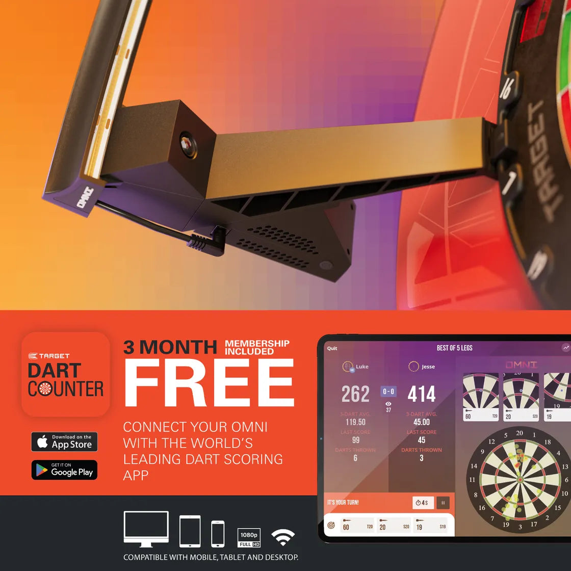 Target - Omni Auto Scoring System - Direct Darts - 7