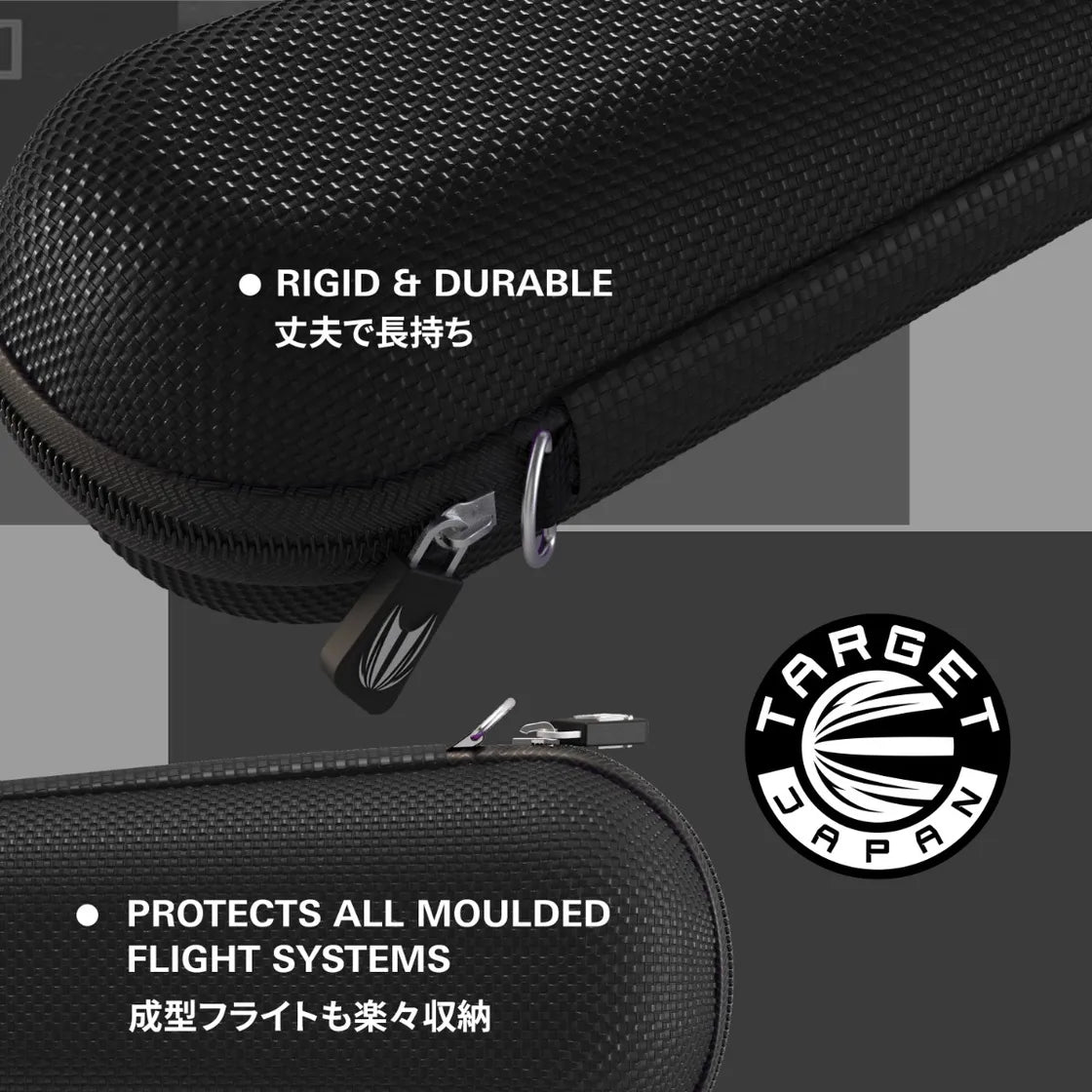 Target Japan - Takoma - Shell - Schwarz - Darts Taschen - Direct Darts - 2
