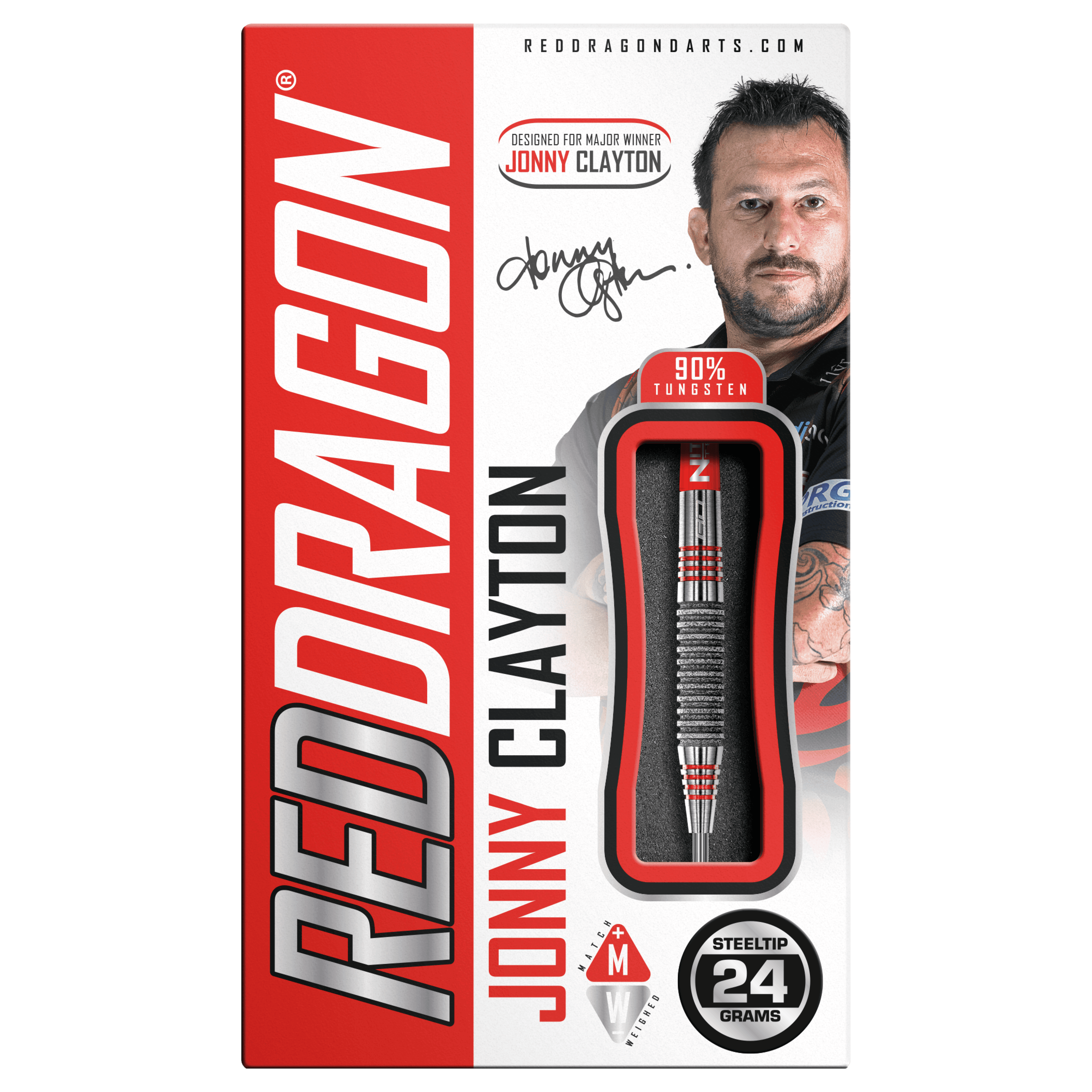 Red Dragon - Jonny Clayton Element 90% - Steeldarts - Direct Darts - 4