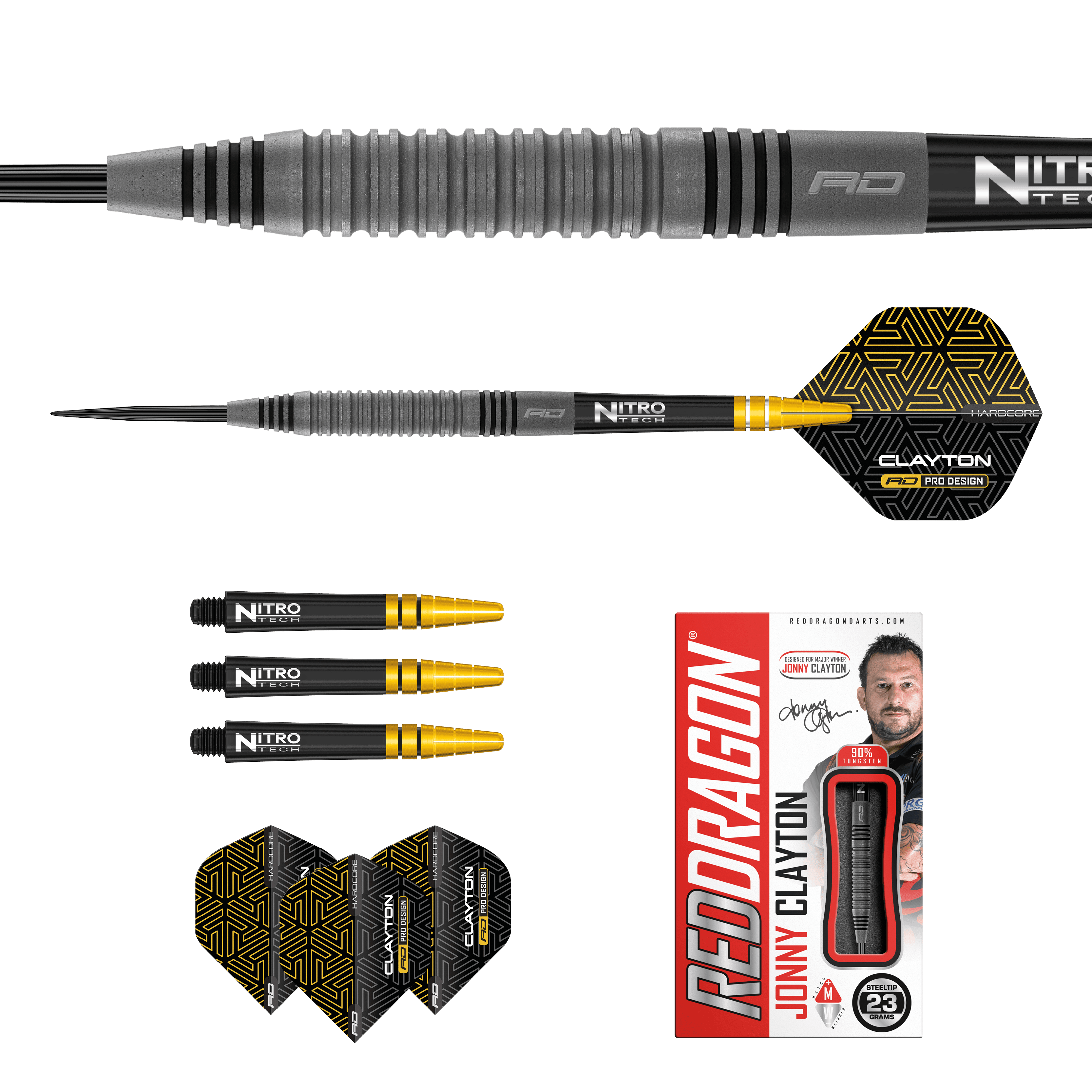 Red Dragon - Jonny Clayton Oxide Edition 90% - Steeldarts - Direct Darts - 5