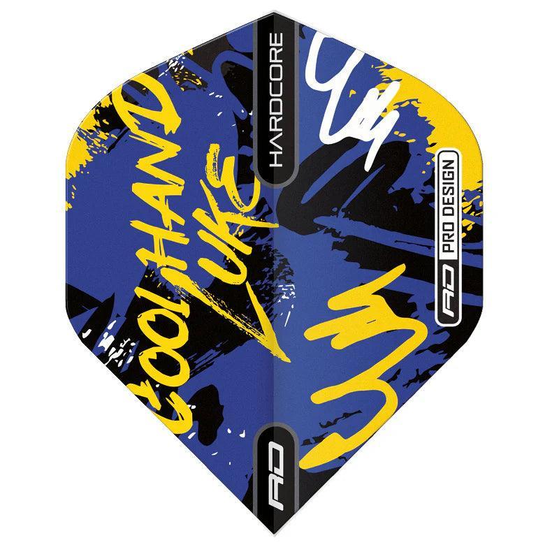 Red Dragon - Luke Humphries Blauhardcore - 100 Micron - Dart Flights - Direct Darts - 3