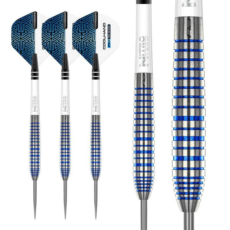 Red Dragon - Luke Humphries Tx3 Cool Blue - 90% - Steeldarts - Direct Darts - 6