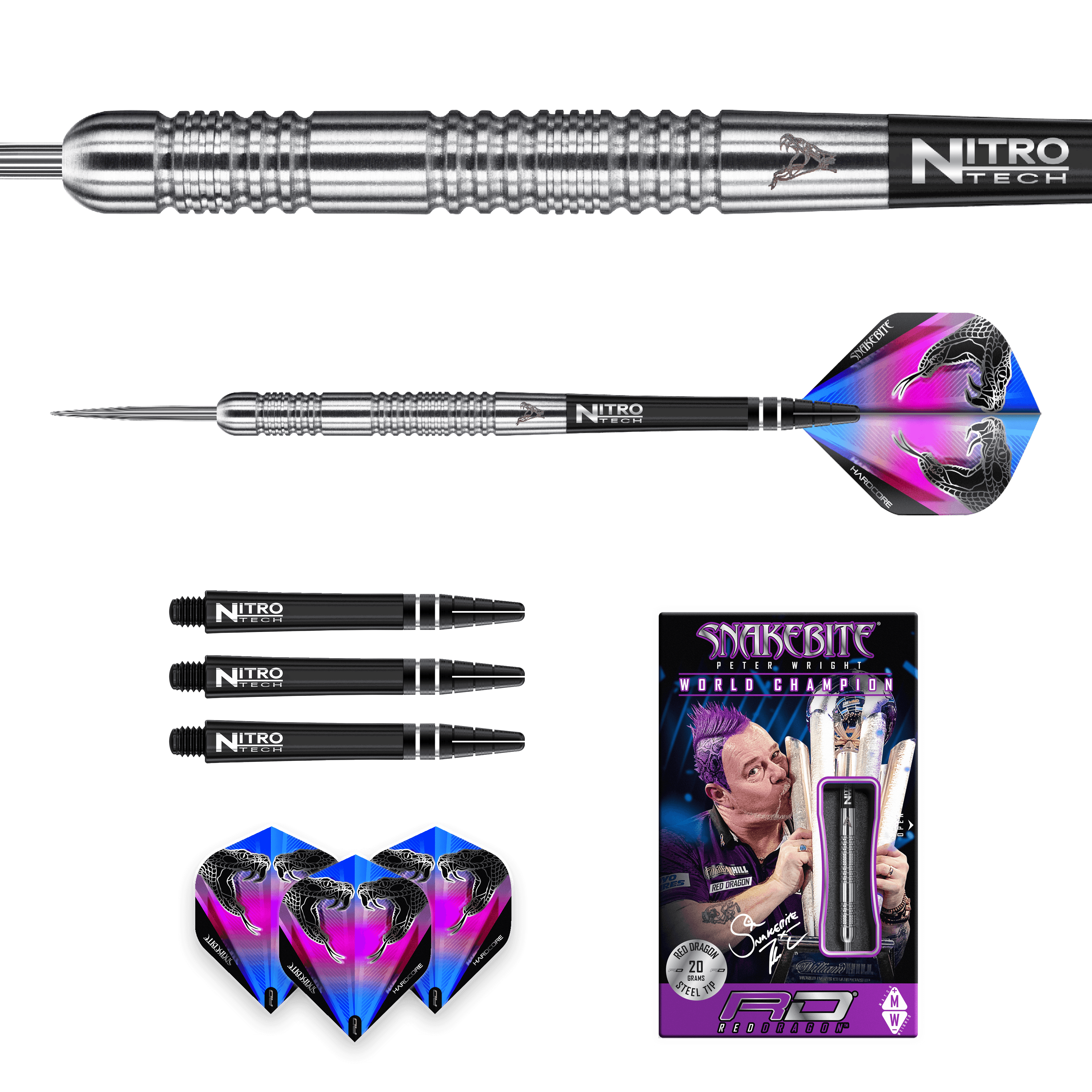 Red Dragon - Peter Wright Euro 11 90% - Steeldarts - Direct Darts - 5