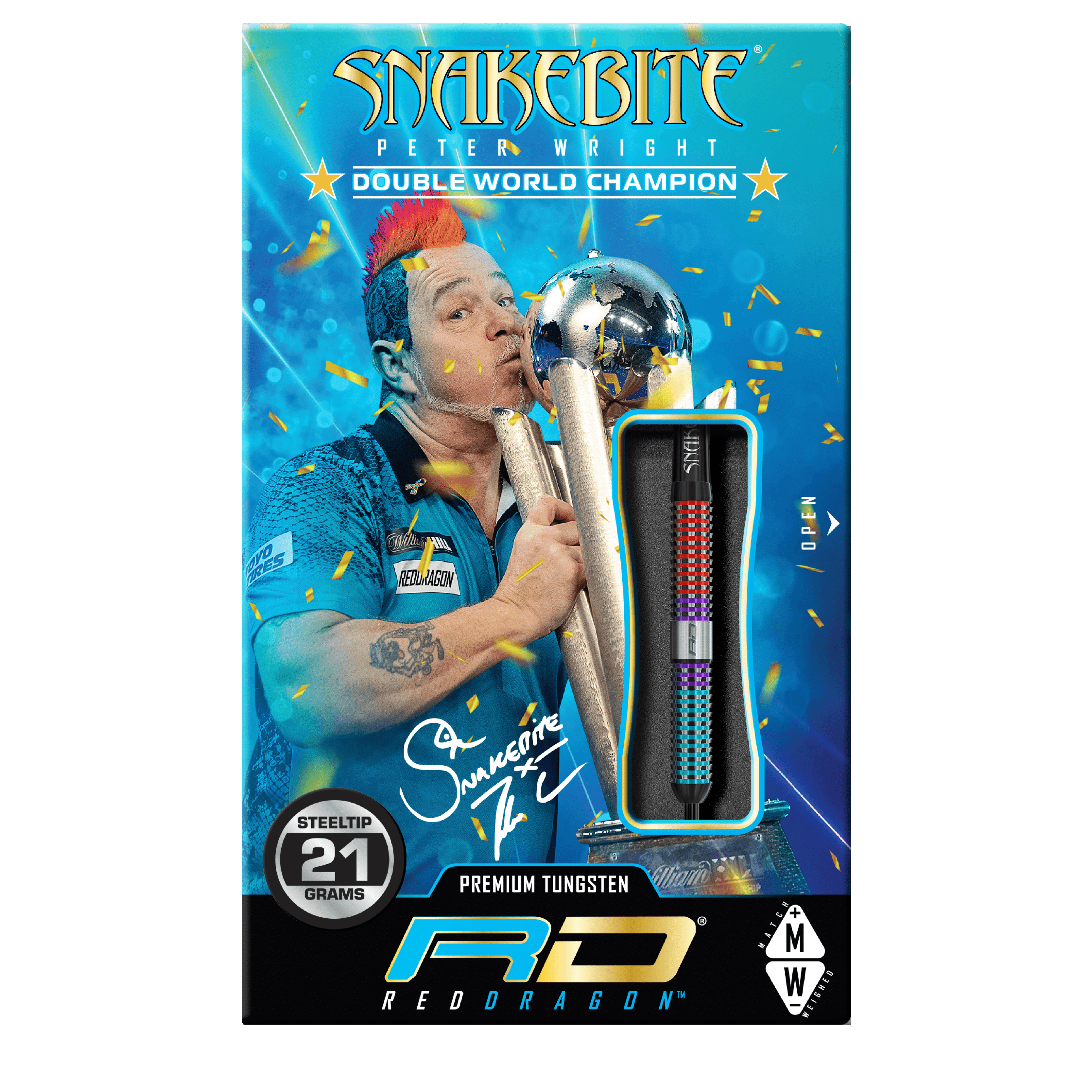 Red Dragon - Peter Wright Spirit 90% - Steeldarts - Direct Darts - 4
