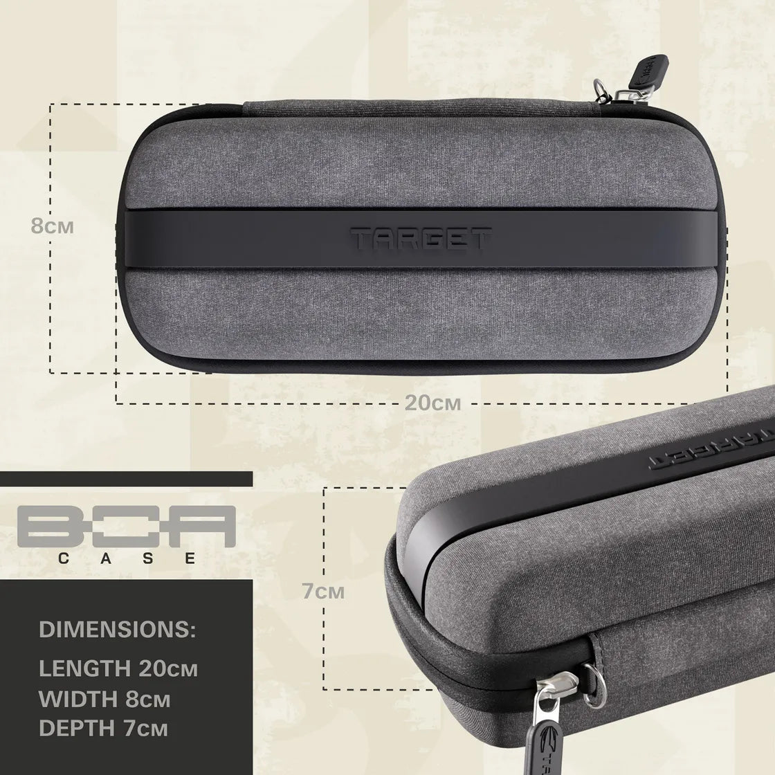 Target - Boa - Grau - Darts Taschen - Direct Darts - 7