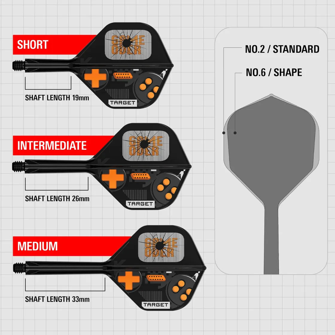 Target - K-Flex - Game Over - No2 - Flight System - Direct Darts - 3