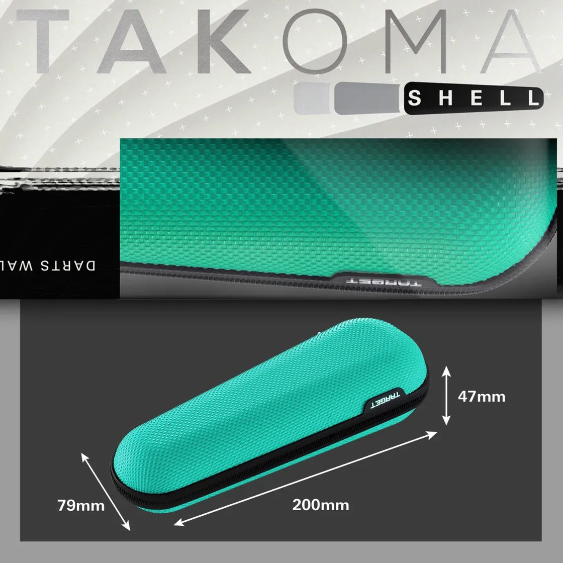 Target Japan - Takoma - Shell - Türkis - Darts Taschen - Direct Darts - 5