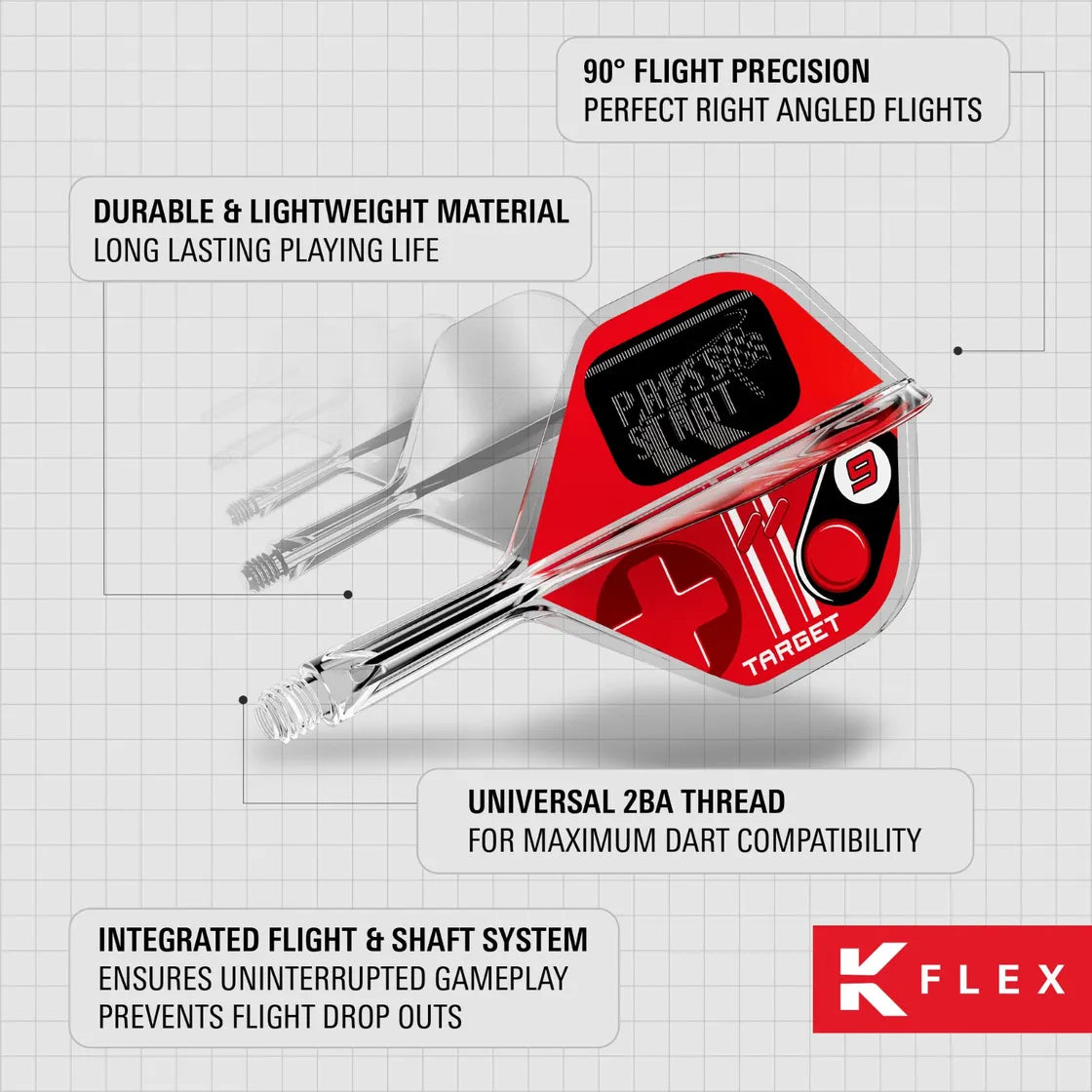 Target - K-Flex - Press Start - No2 - Flight System - Direct Darts - 5