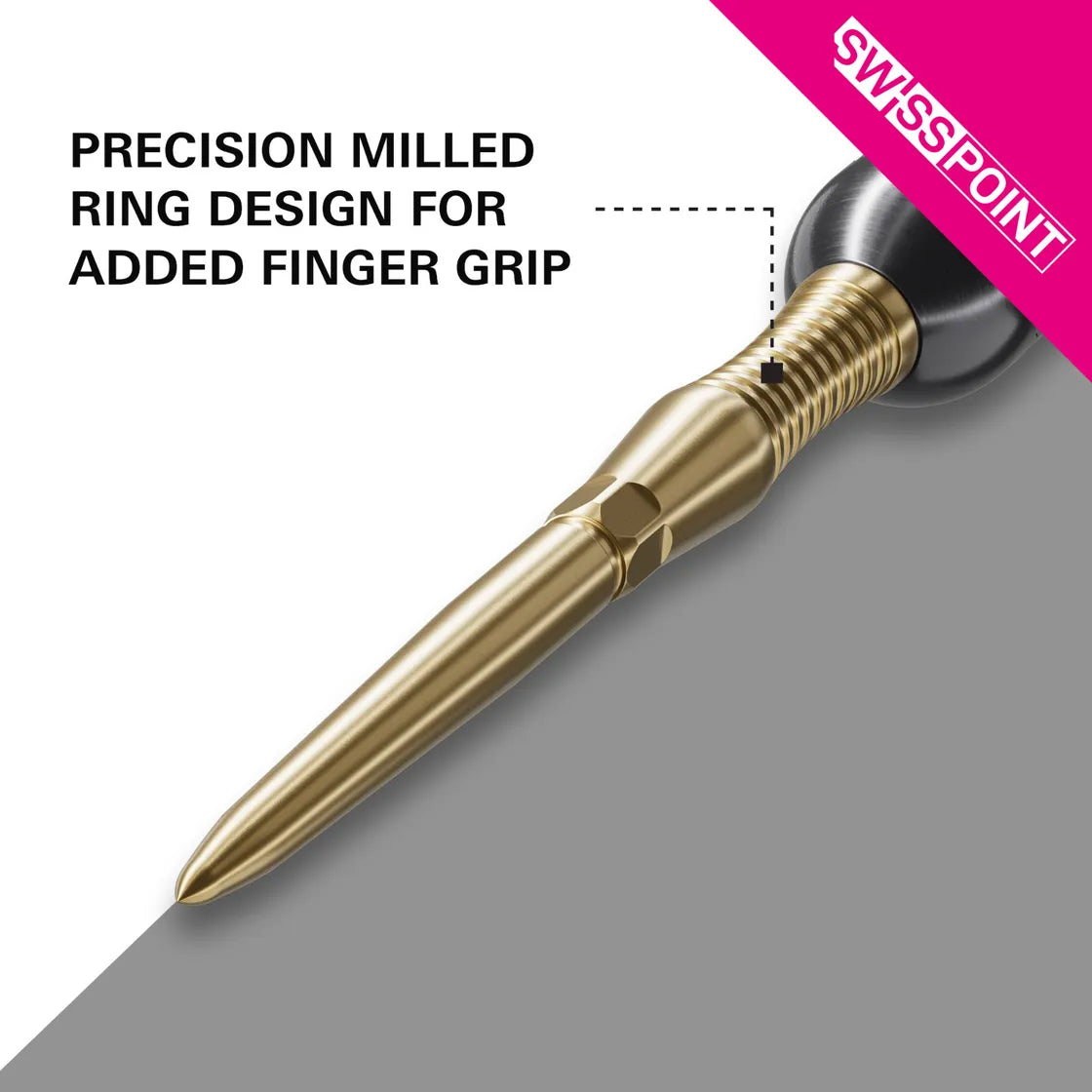 Target - Signature Swiss Point Rst - Gold - Steeldart Spitzen - Direct Darts - 3