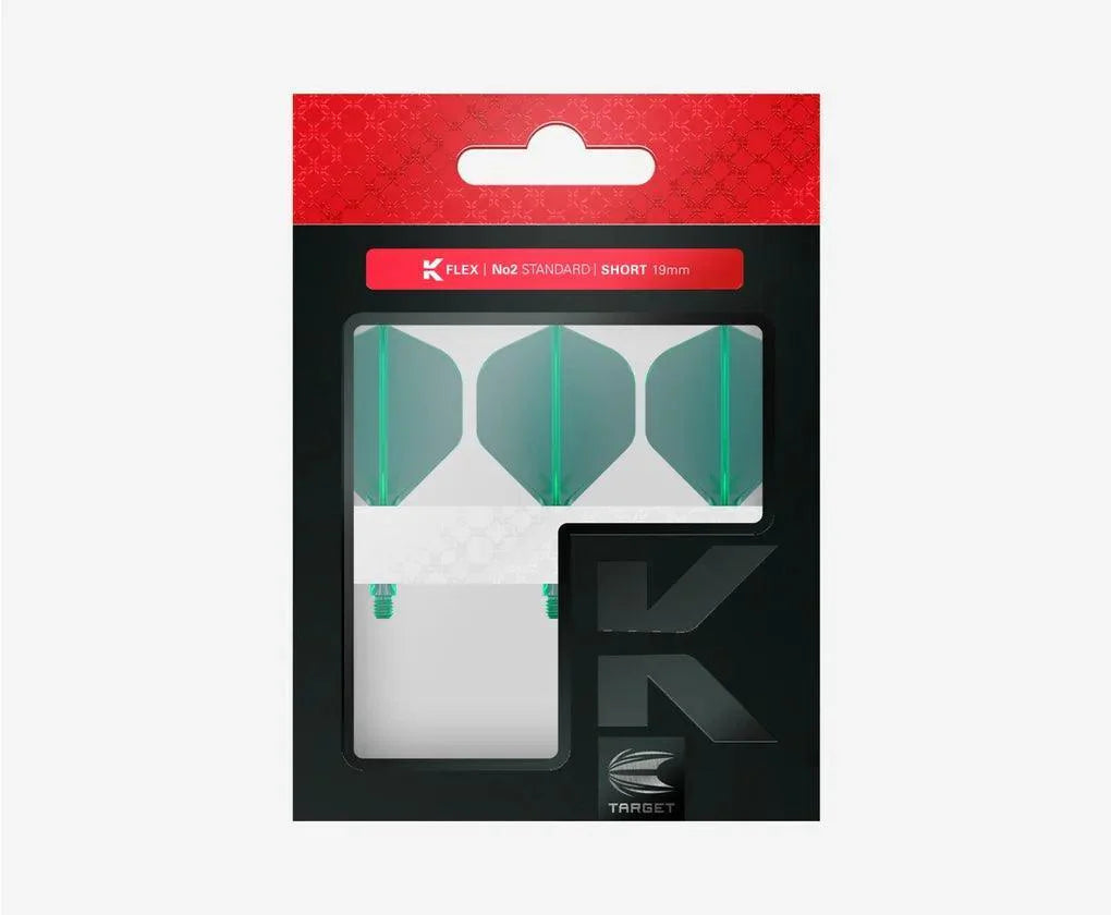 Target - K-Flex - No2 - Grün - Flight System - Direct Darts - 3