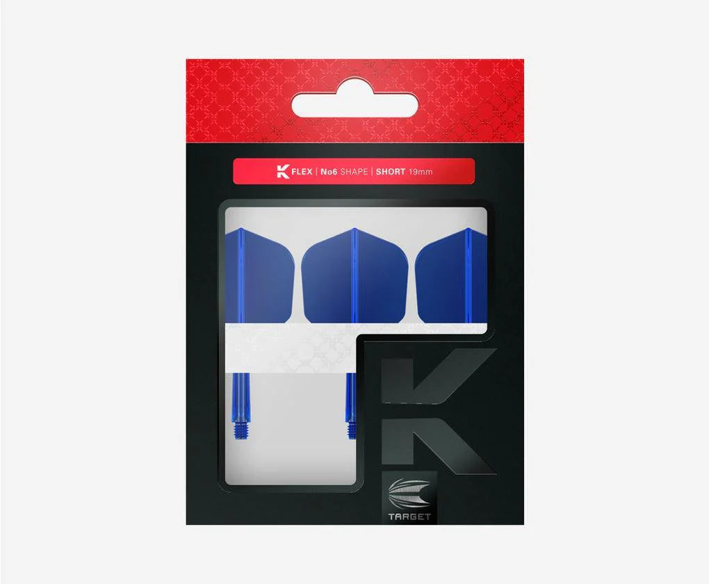 Target - K-Flex - No6 - Blau - Flight System - Direct Darts - 3