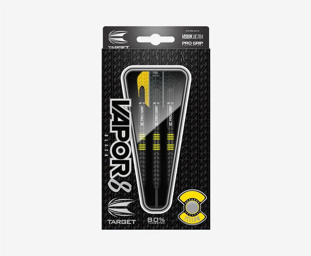 Target - Vapor8 Schwarz & Gelb 80% - Steeldarts - Direct Darts - 3