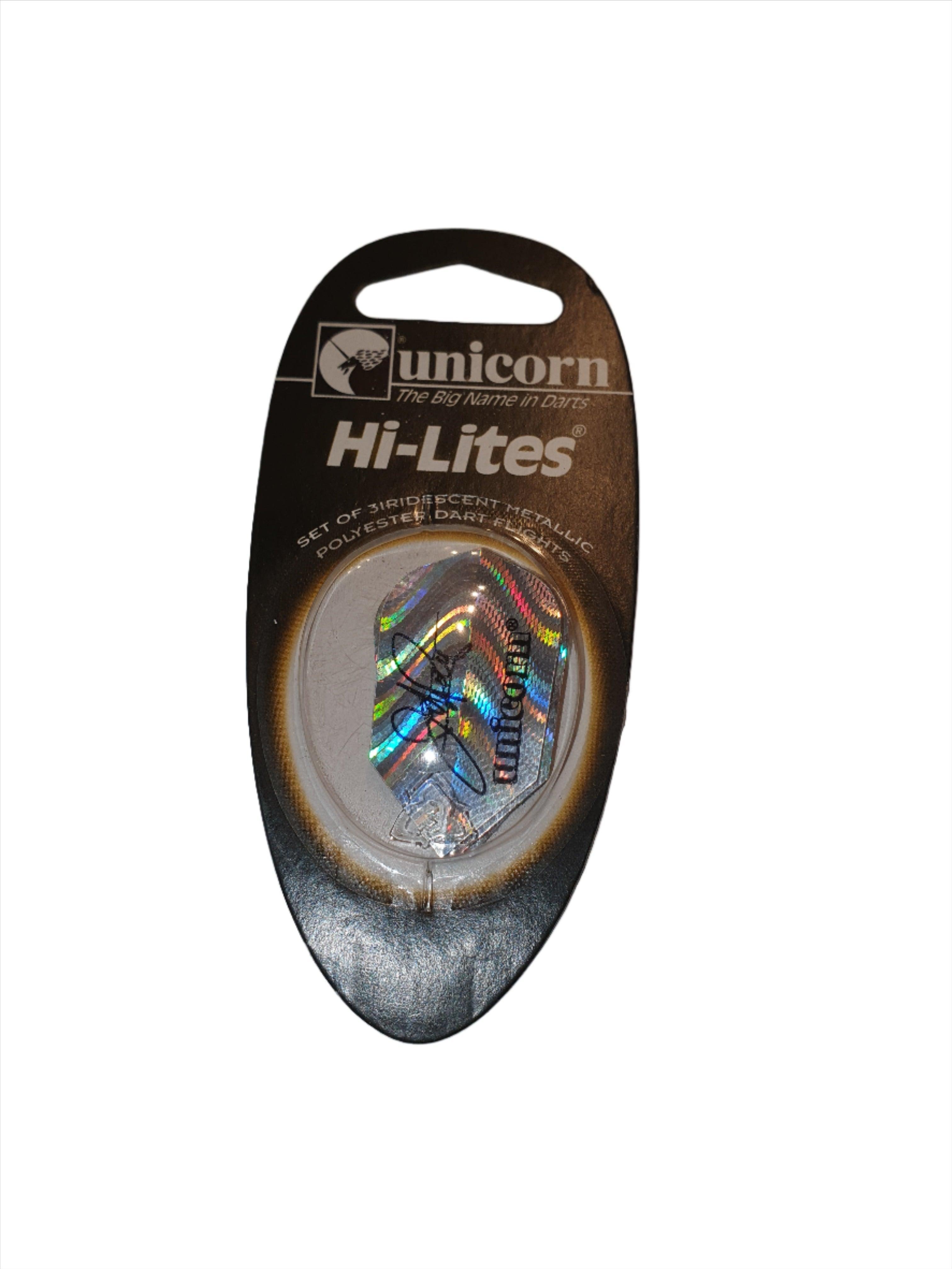 Unicorn - Authentic - John Part - Silver - Slim - 100 Micron - Dart Flights - Direct Darts - 1