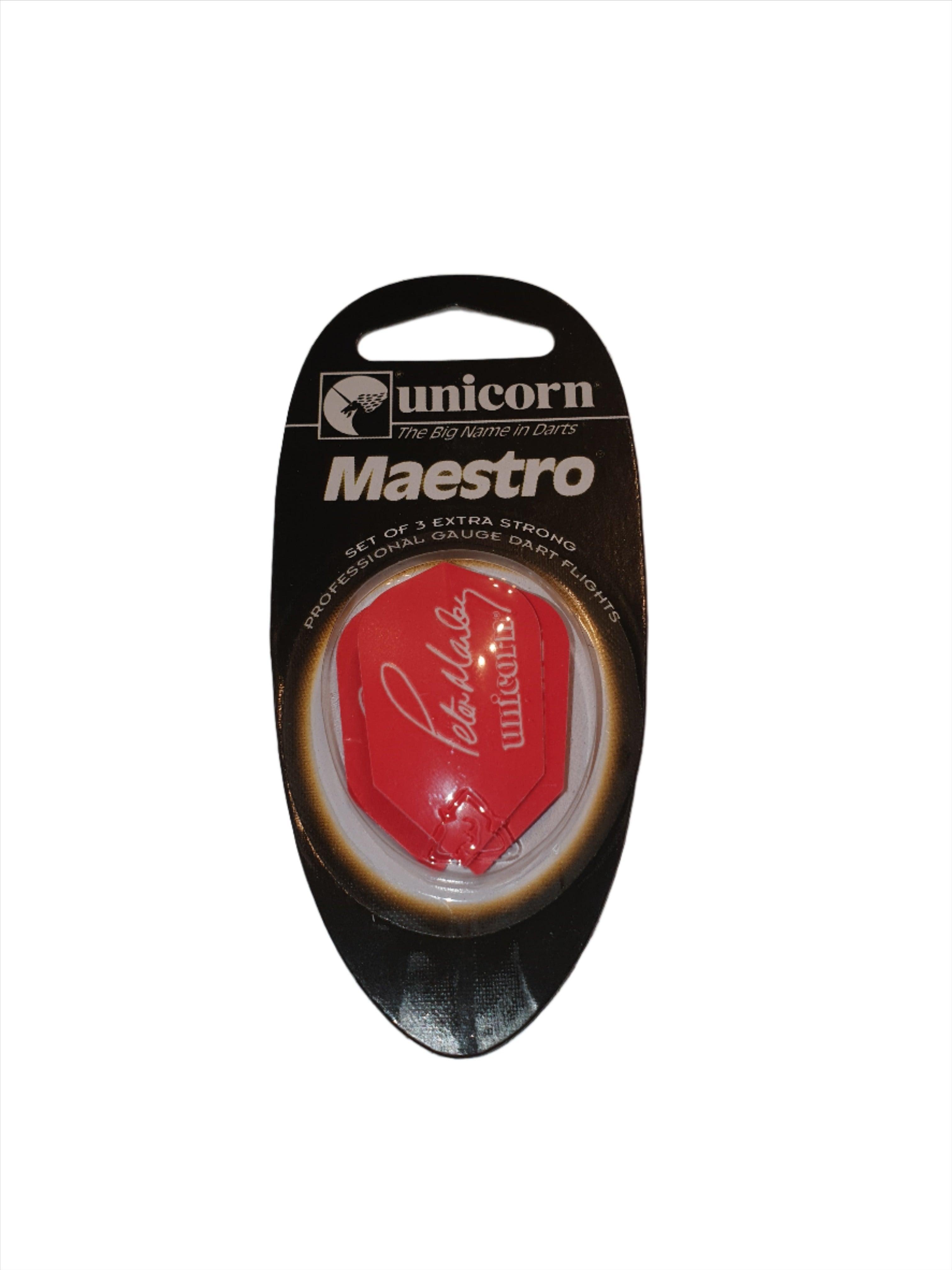 Unicorn - Authentic - Peter Manley - Rot - Slim - 100 Micron - Dart Flights - Direct Darts - 1