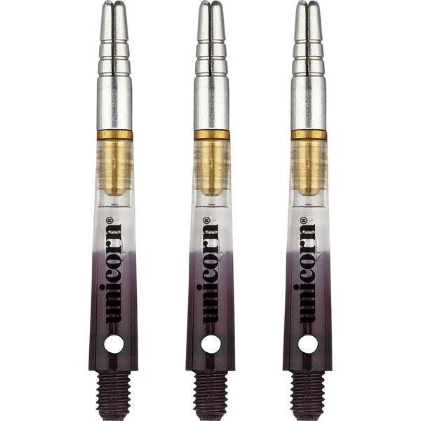 Unicorn - Gripper 360 2 Tone Schwarz - Dart Shafts - Direct Darts - 1