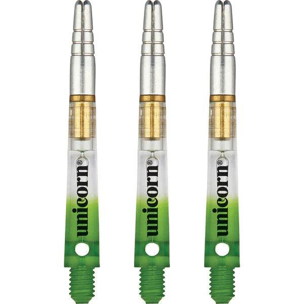 Unicorn - Gripper 360 2 Tone Grün - Dart Shafts - Direct Darts - 1