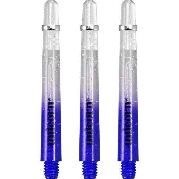 Unicorn - Gripper 4 Elememts 2 Tone Blau/Víztisztíta - Dart Shafts - Direct Darts - 2