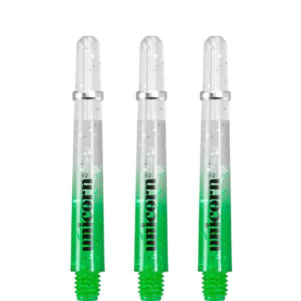 Unicorn - Gripper 4 Elememts 2 Tone Grün/Víztisztíta - Dart Shafts - Direct Darts - 3