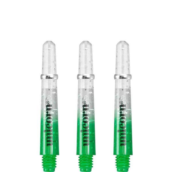 Unicorn - Gripper 4 Elememts 2 Tone Grün/Víztisztíta - Dart Shafts - Direct Darts - 4