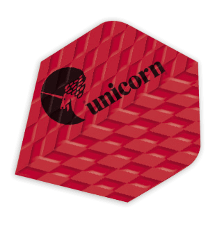 Unicorn - Q Plus Q2 Rot - 75 Micron - Darts Flights - Direct Darts - 1