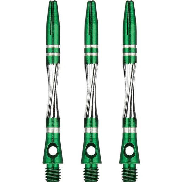 Unicorn - Twist Aluminium Grün- Dart Shafts - Direct Darts - 1