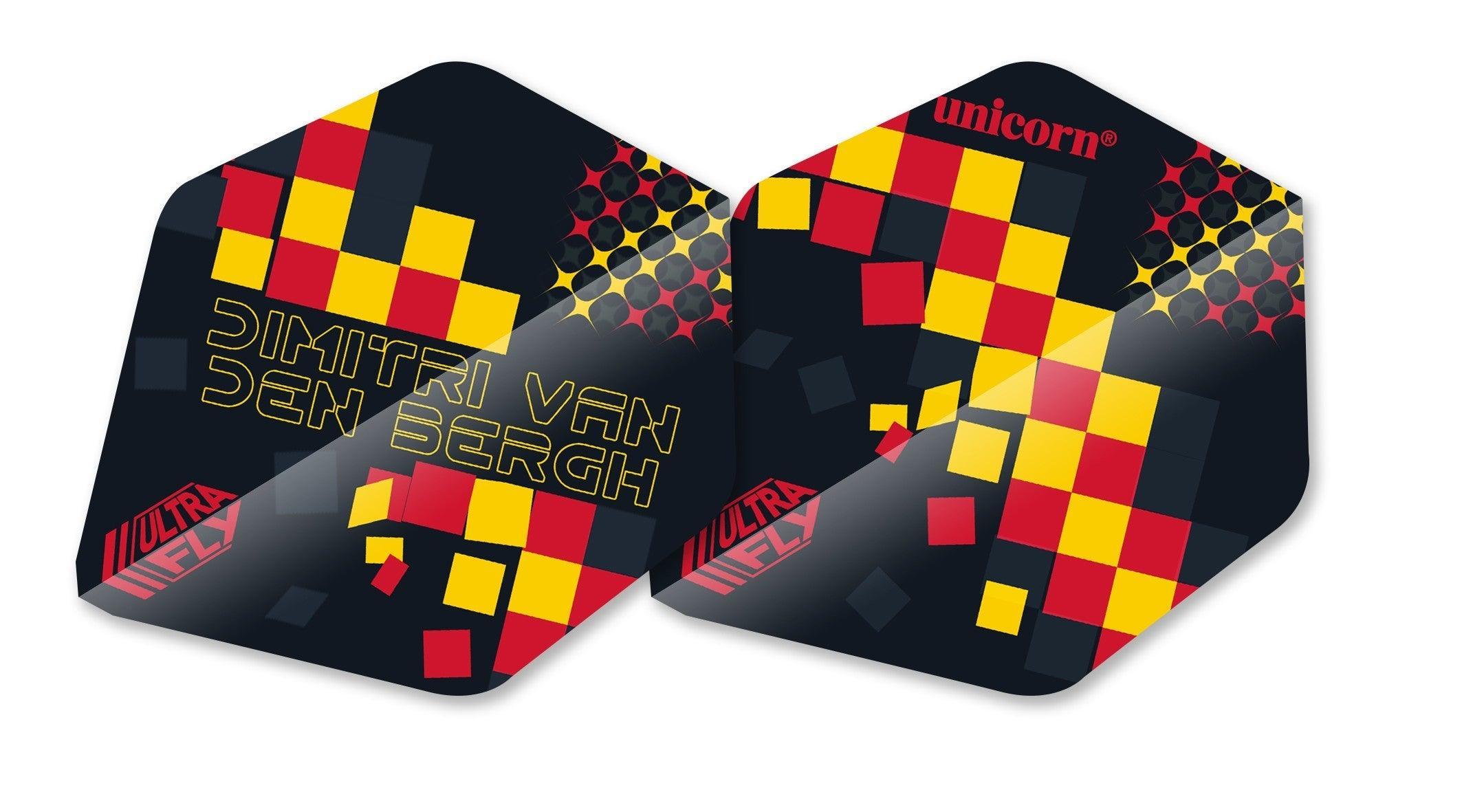 Unicorn - Ultrafly Dimitri Van Den Bergh - 75 Micron - Darts Flights - Direct Darts - 1