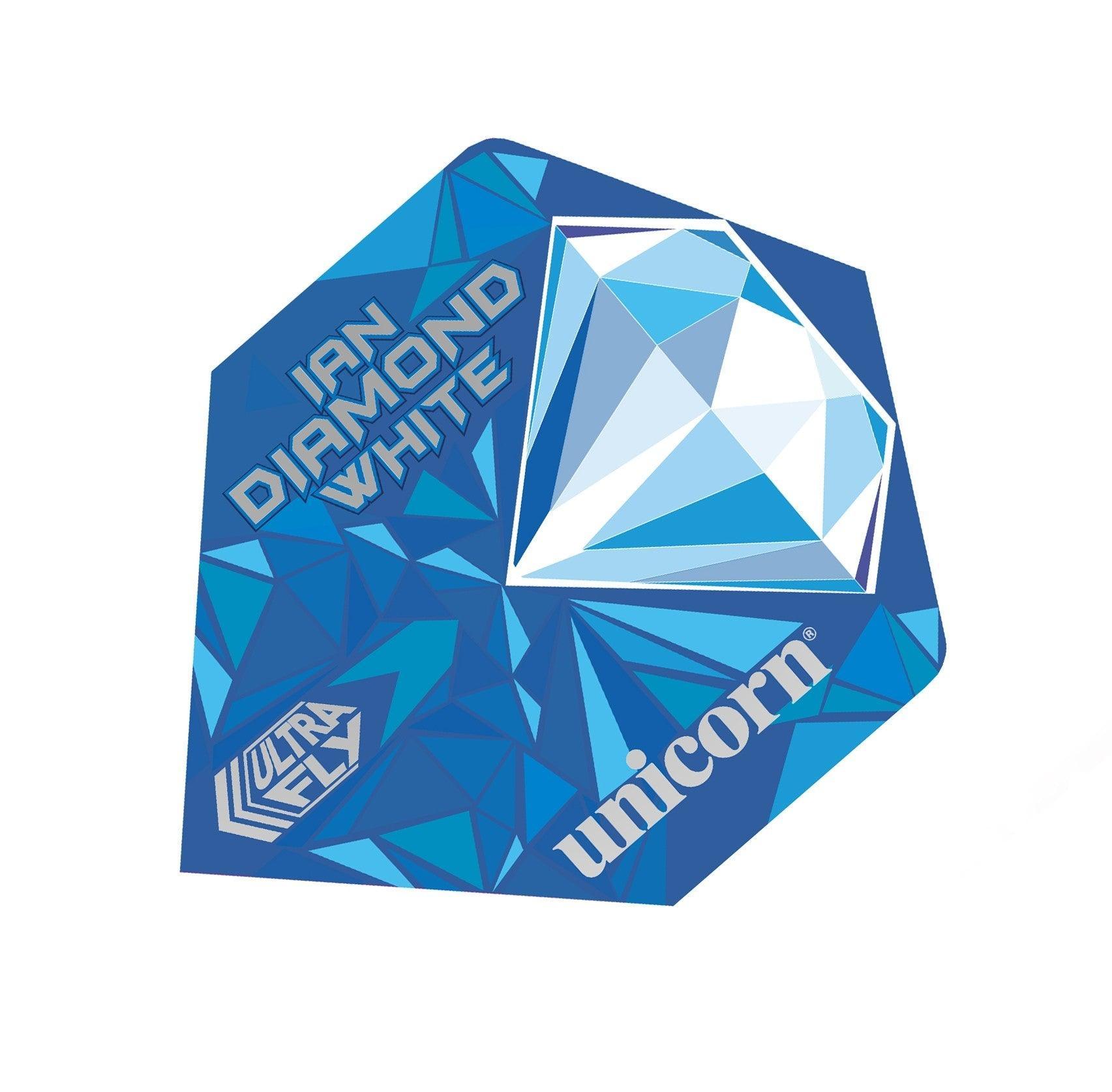 Unicorn - Ultrafly Plus Ian White - 100 Micron - Darts Flights - Direct Darts - 1