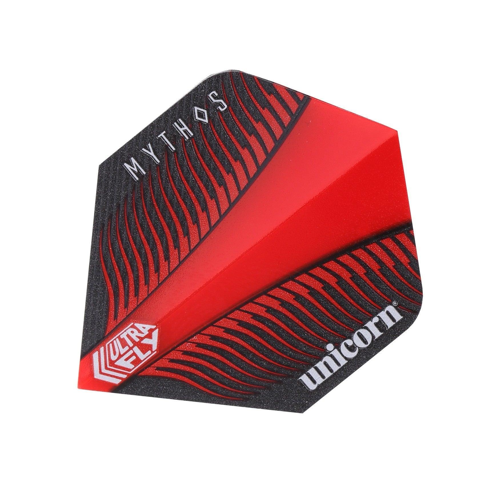 Unicorn - Ultrafly Plus Mythos Griffin Rot - 100 Micron - Darts Flights - Direct Darts - 1