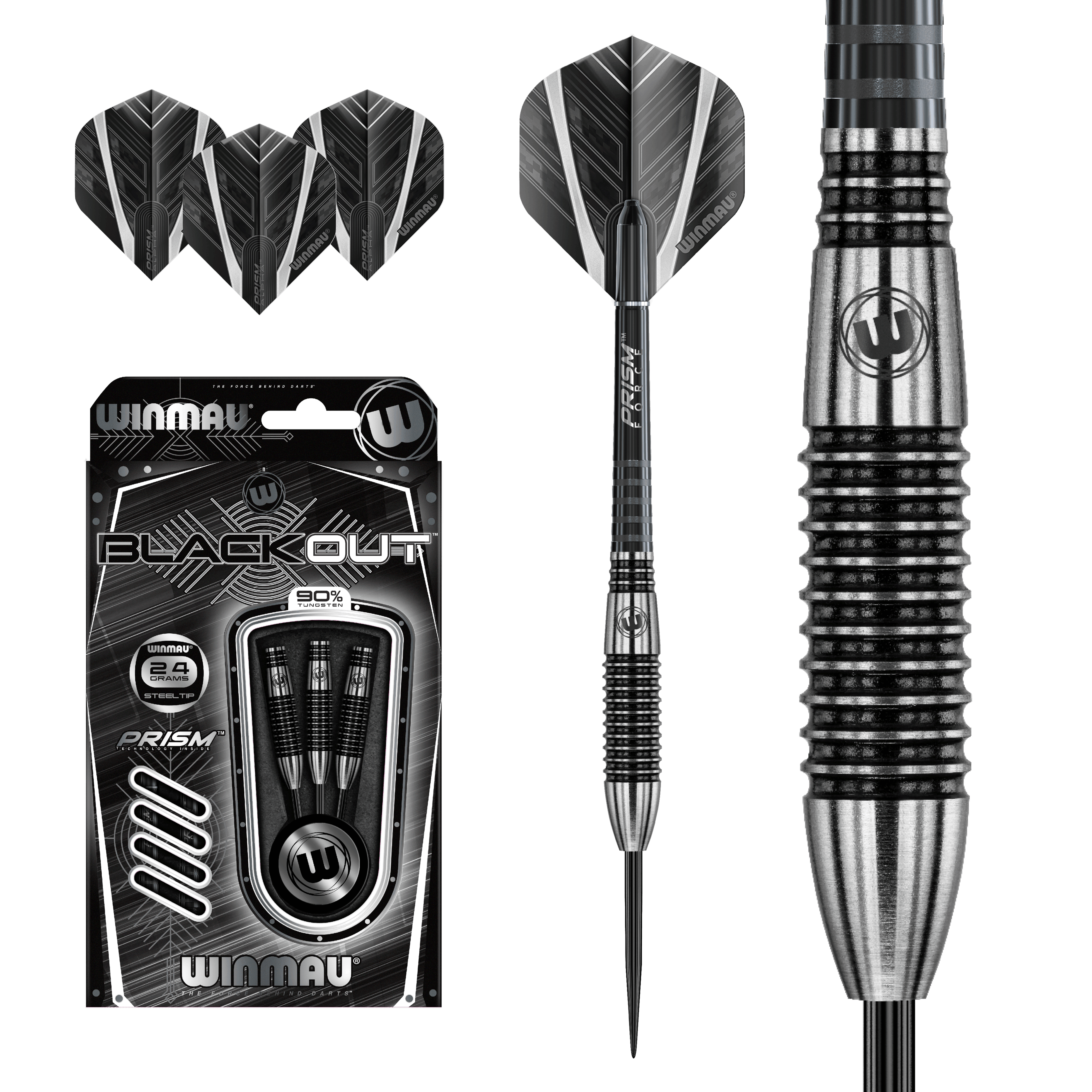Winmau - Blackout V2 90% - Steeldarts - Direct Darts - 2