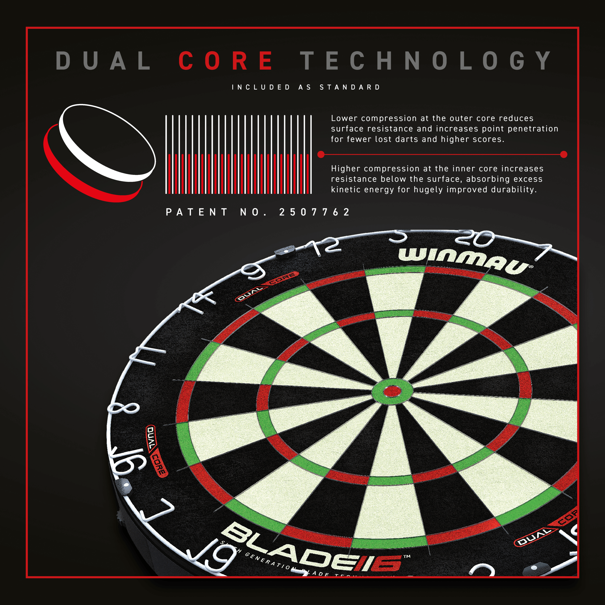 Winmau - Blade 6 Dual Core - Dartscheiben - Direct Darts - 2