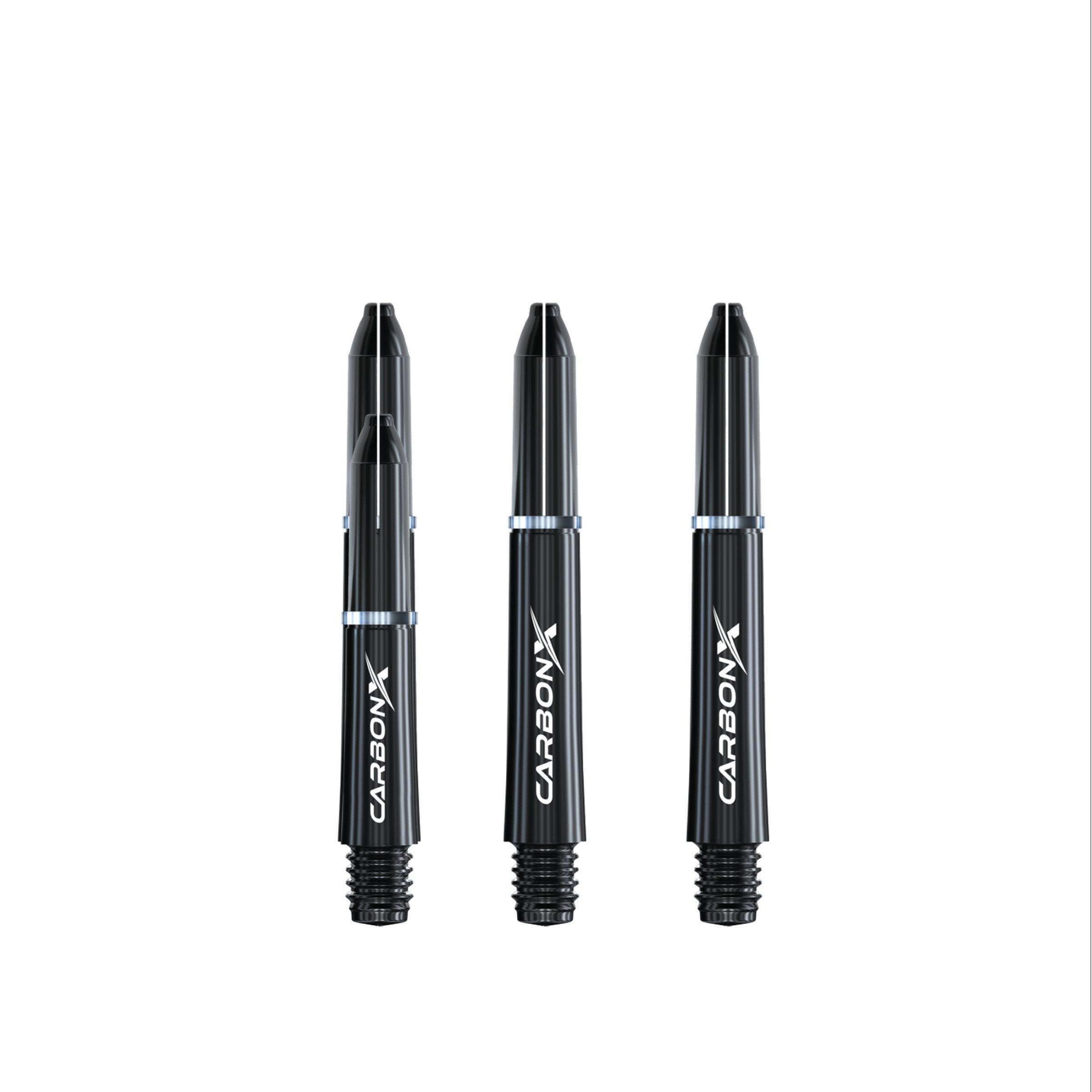 Winmau - Carbon Fibre Schwarz - Dart Shafts - Direct Darts - 3
