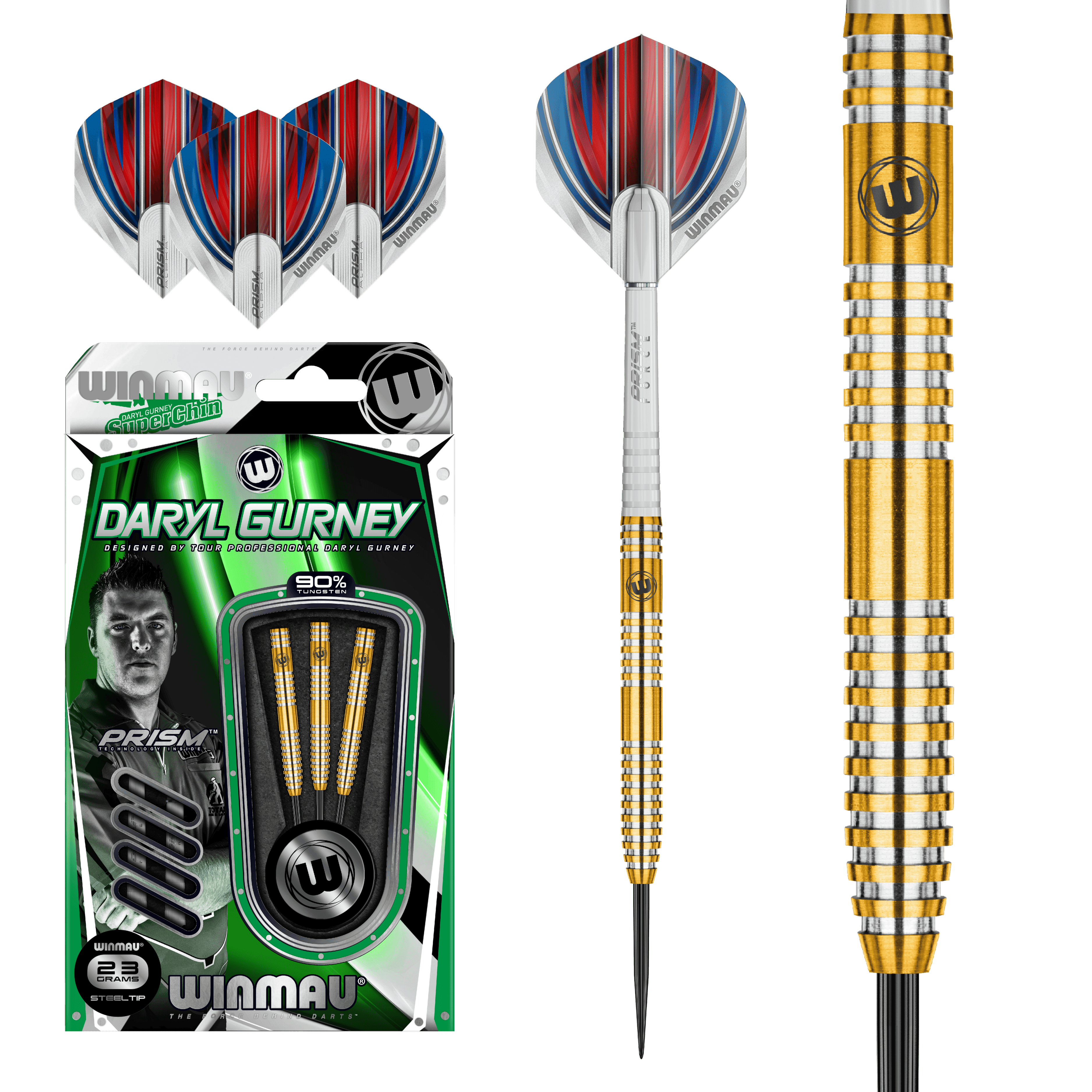 Winmau - Daryl Gurney Gold 90% - Steeldarts - Direct Darts - 2