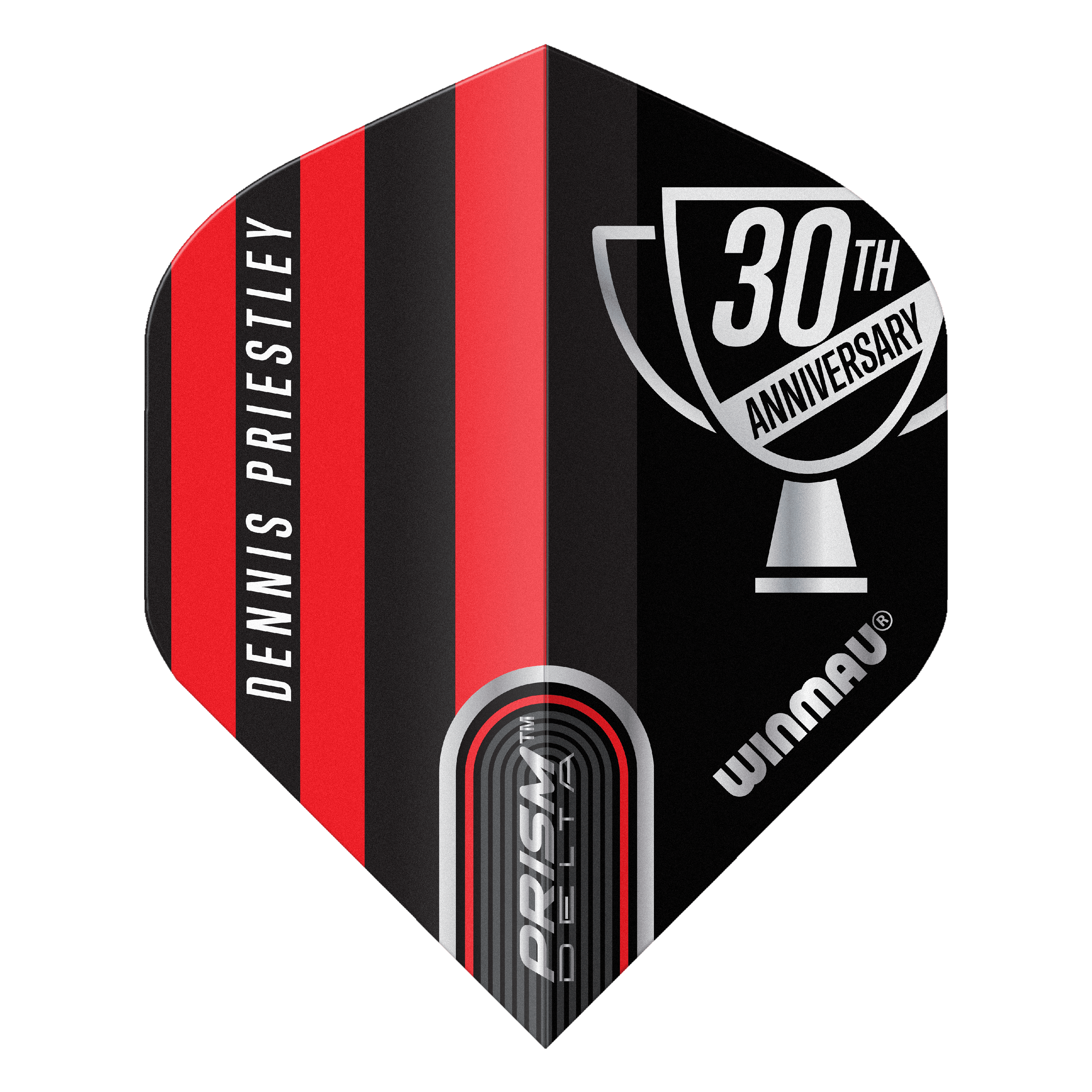Winmau - Dennis Priestley Prism Delta - 100 Micron - Dart Flights - Direct Darts - 2
