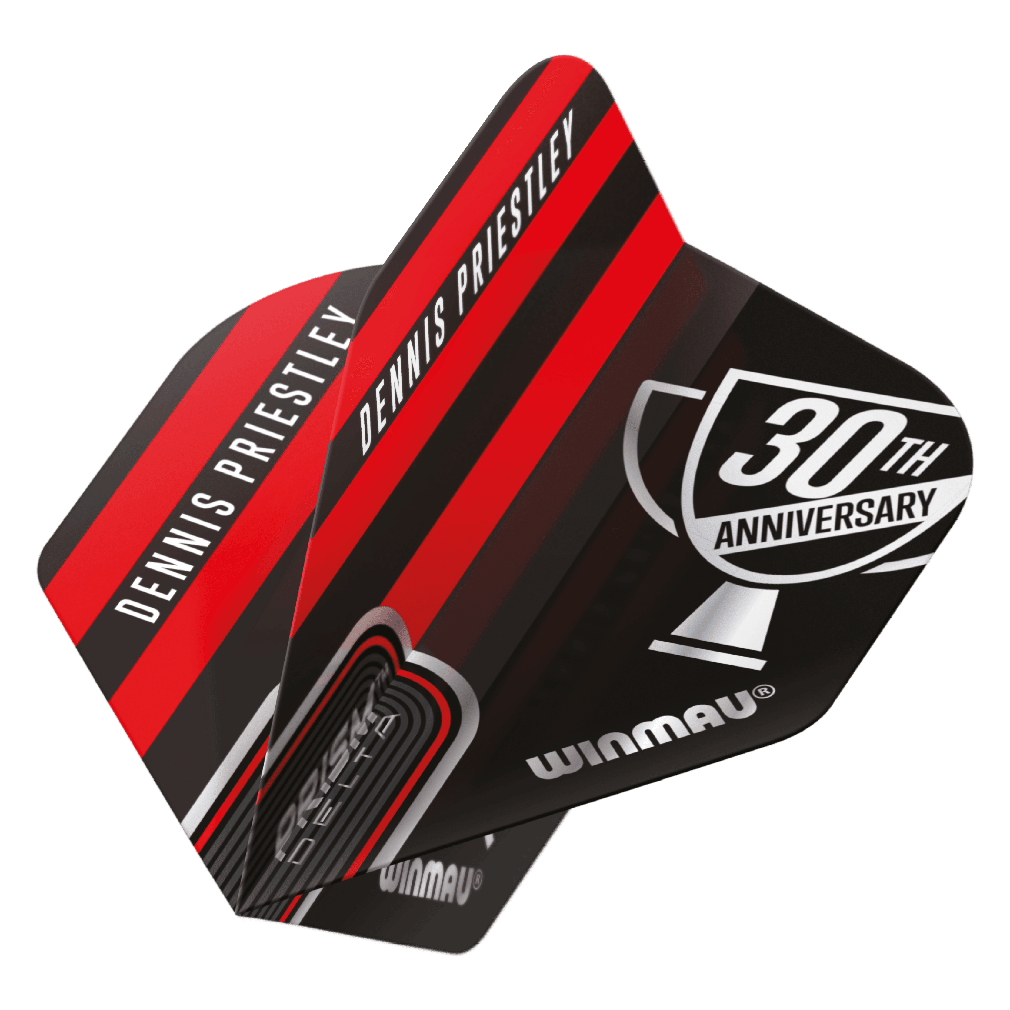 Winmau - Dennis Priestley Prism Delta - 100 Micron - Dart Flights - Direct Darts - 3
