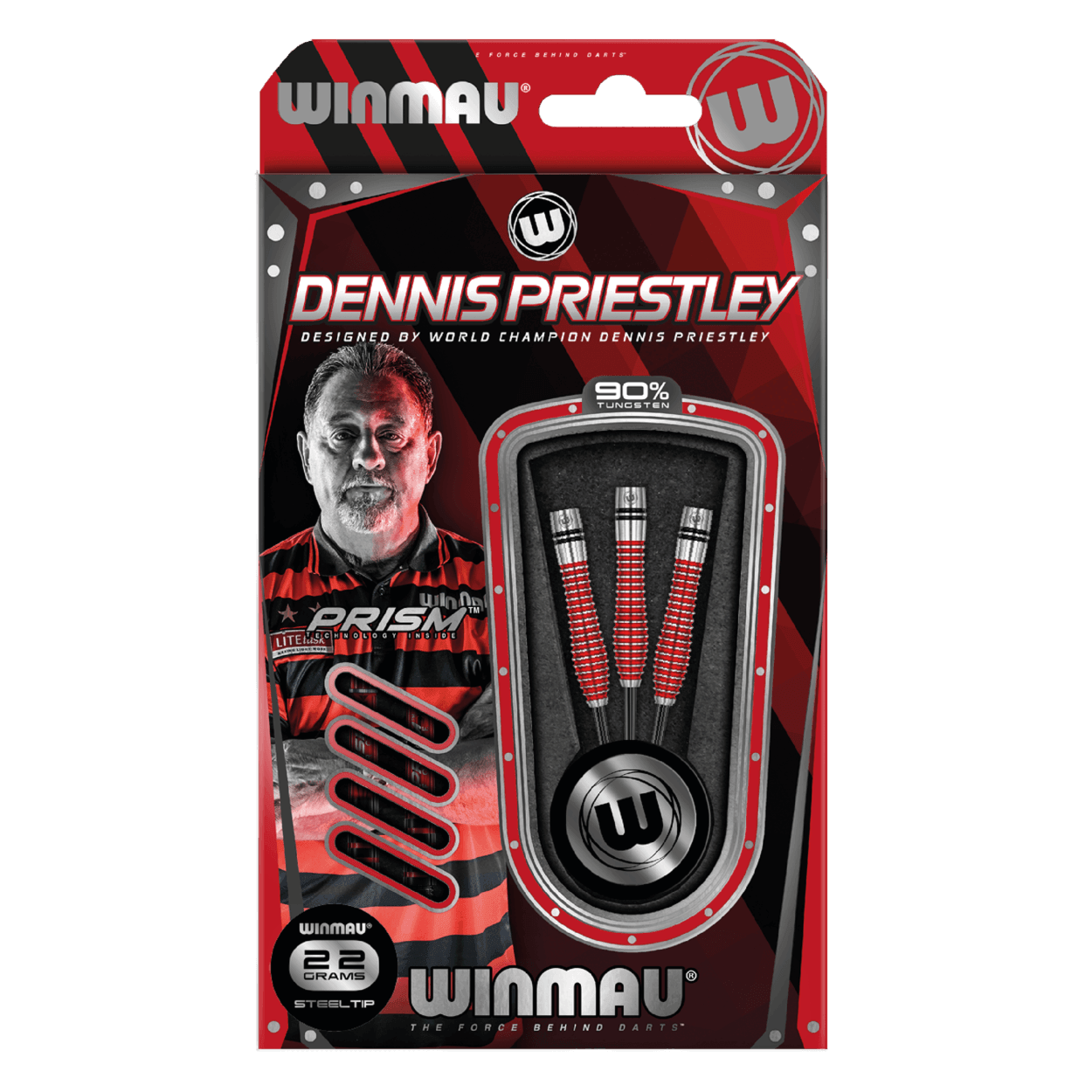 Winmau - Dennis Priestley Special Edition 90% - Steeldarts - Direct Darts - 3