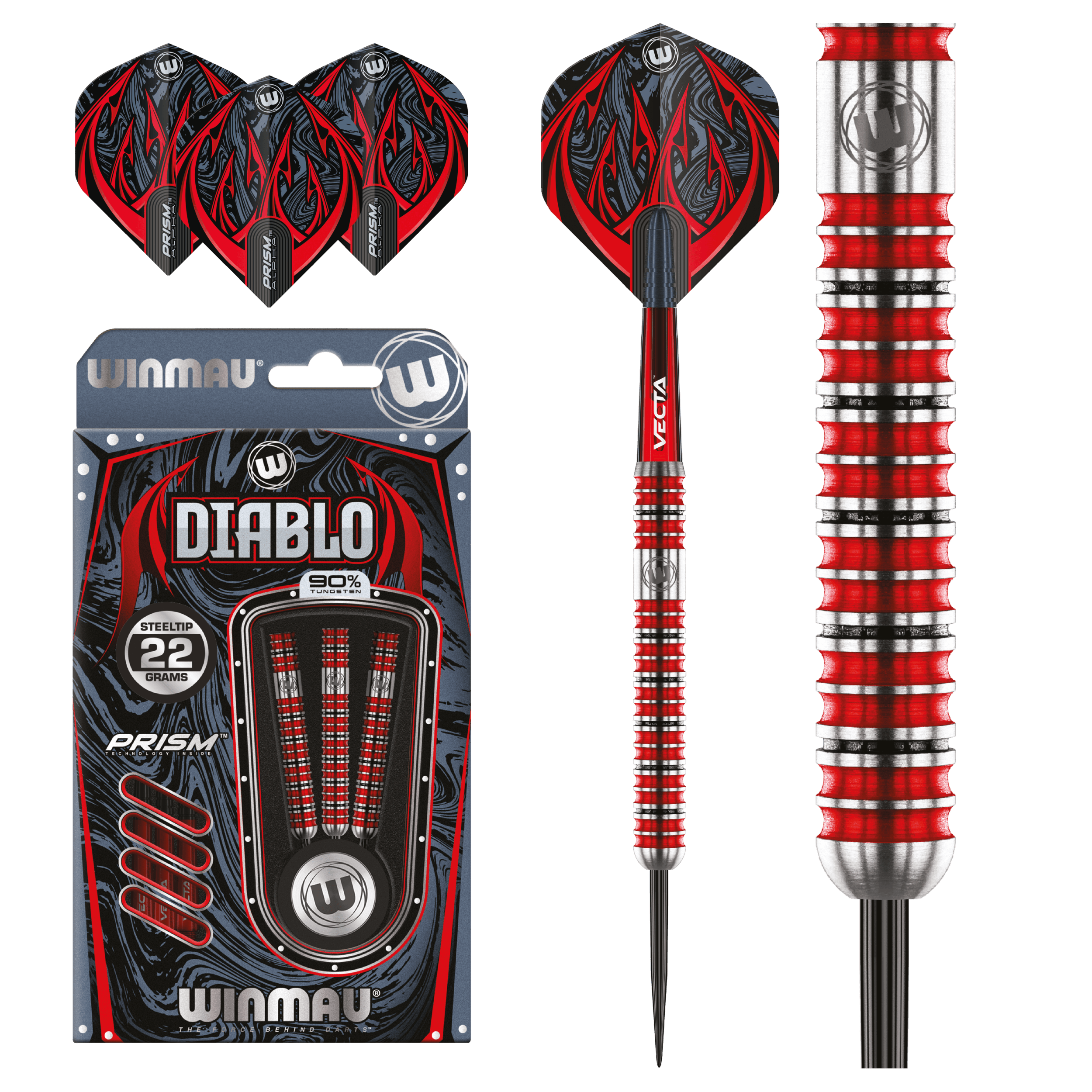 Winmau - Diablo 90% V2 - Steeldarts - Direct Darts - 2