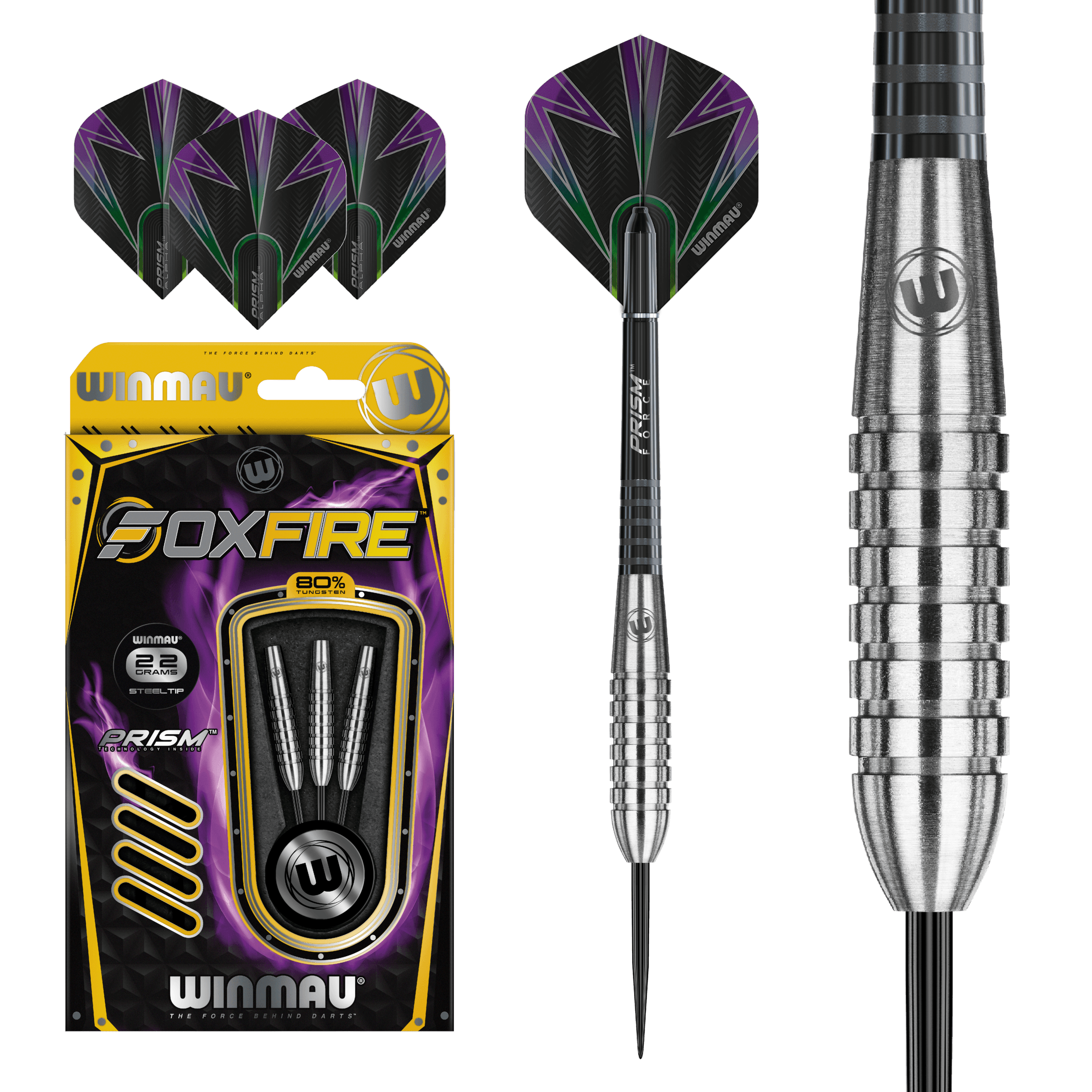 Winmau - Foxfire 80% V2 - Steeldarts - Direct Darts - 2