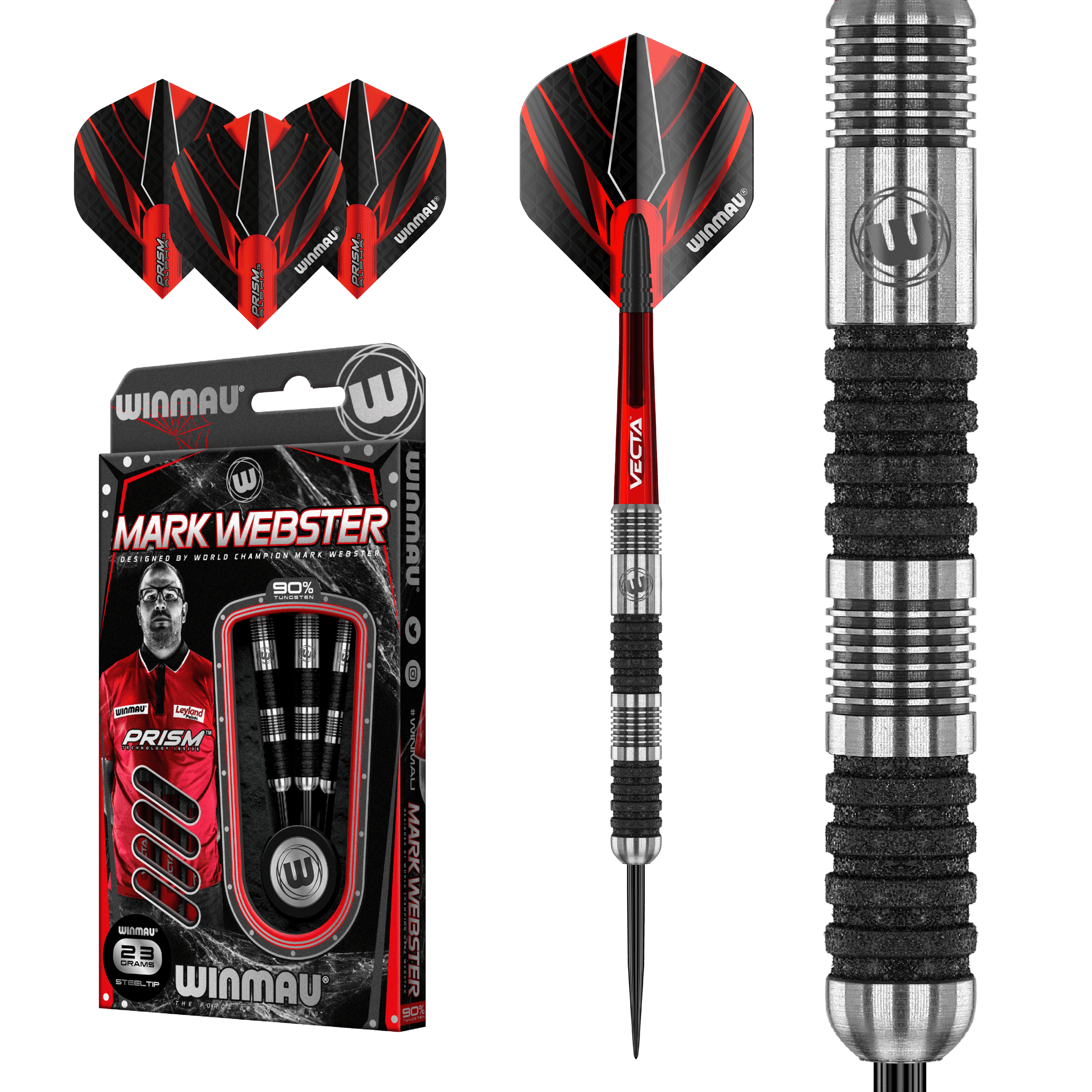 Winmau - Mark Webster 90% - Steeldarts - Direct Darts - 2