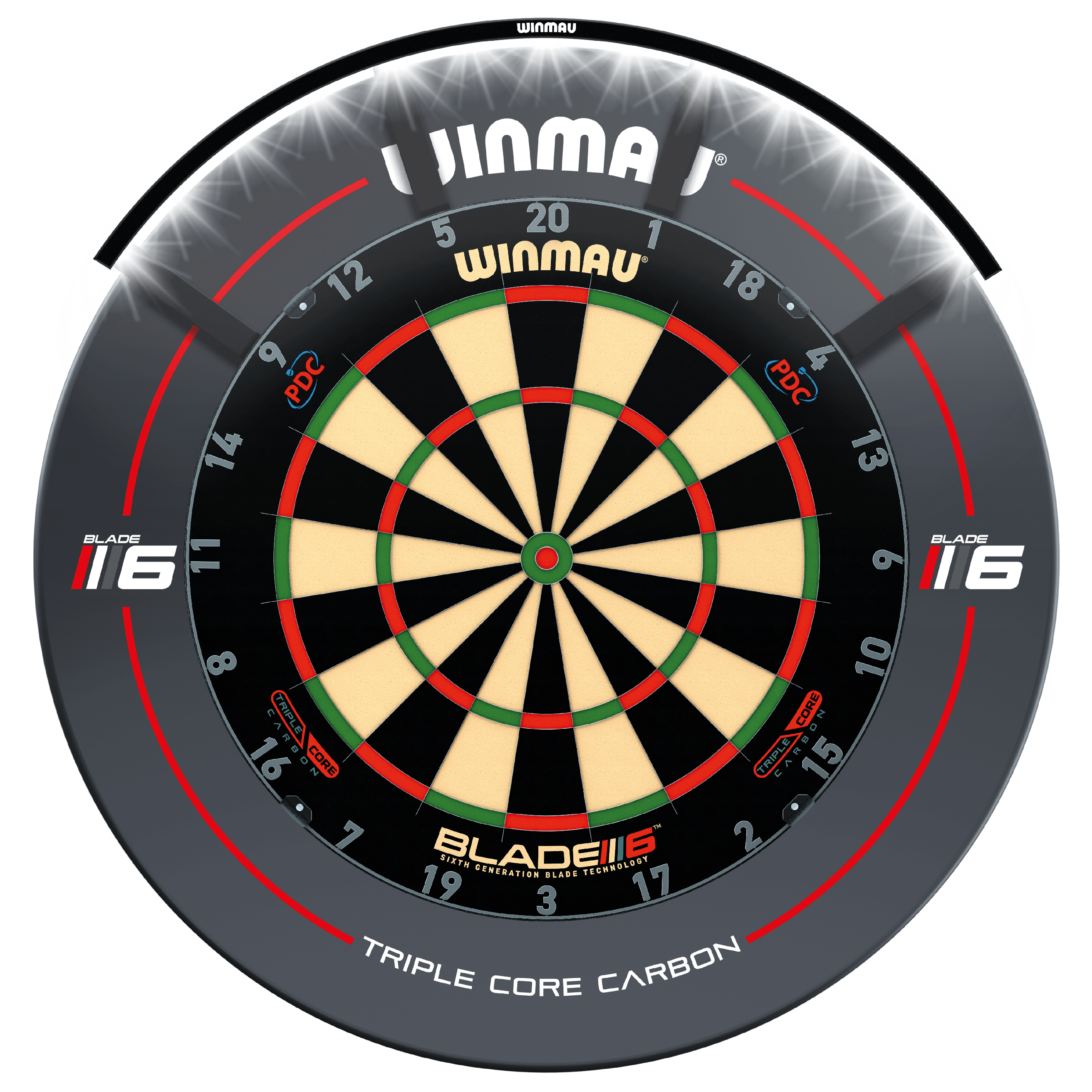 Winmau - Polaris - Dartboard Beleuchtung - Direct Darts - 2
