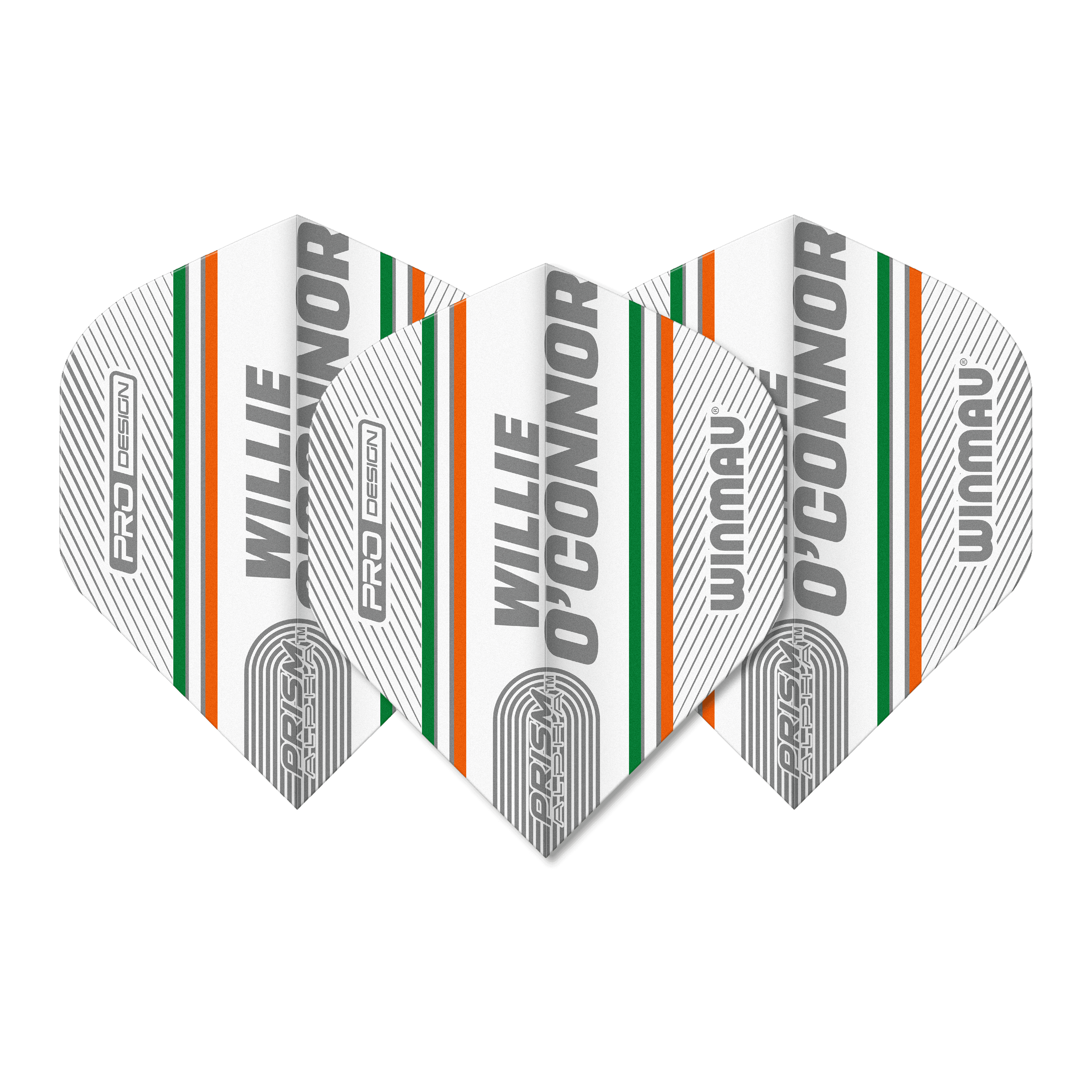 Winmau - Prism Alpha - Willie O'Connor - 100 Micron - Dart Flights - Direct Darts - 1