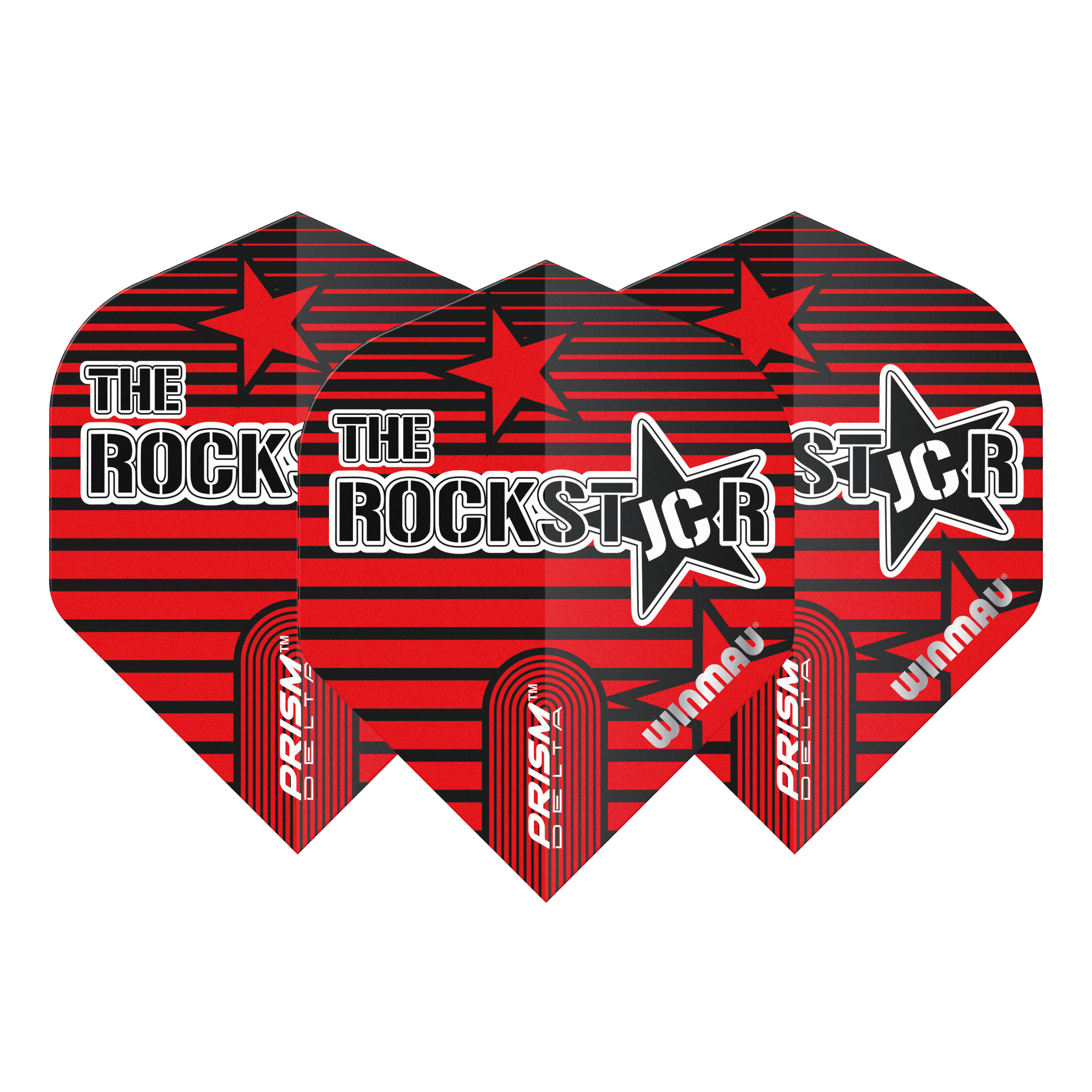 Winmau - Prism Delta - Joe Cullen Rockstar - 100 Micron - Dart Flights - Direct Darts - 1