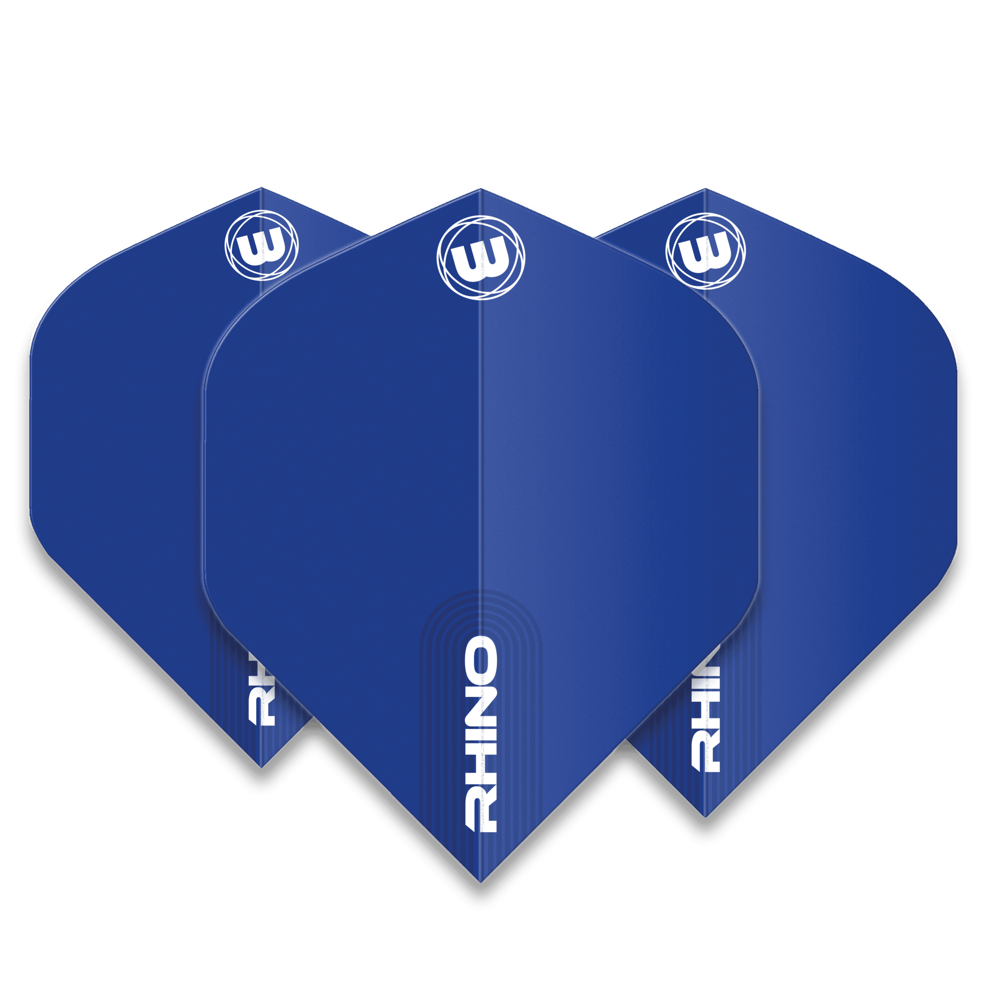 Winmau - Rhino Blau Standard - 100 Micron - Dart Flights - Direct Darts - 1
