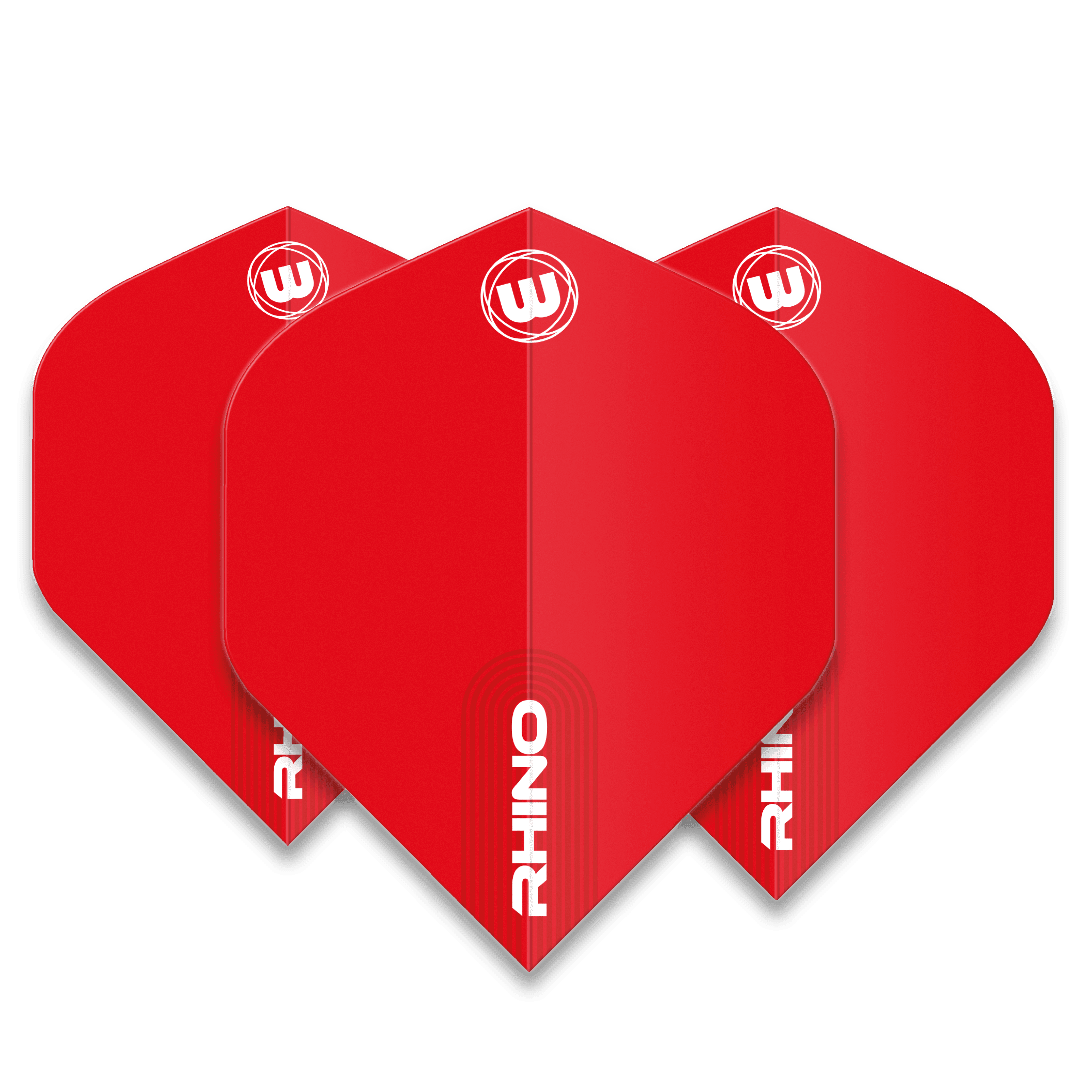 Winmau - Rhino Rot Standard - 100 Micron - Dart Flights - Direct Darts - 1