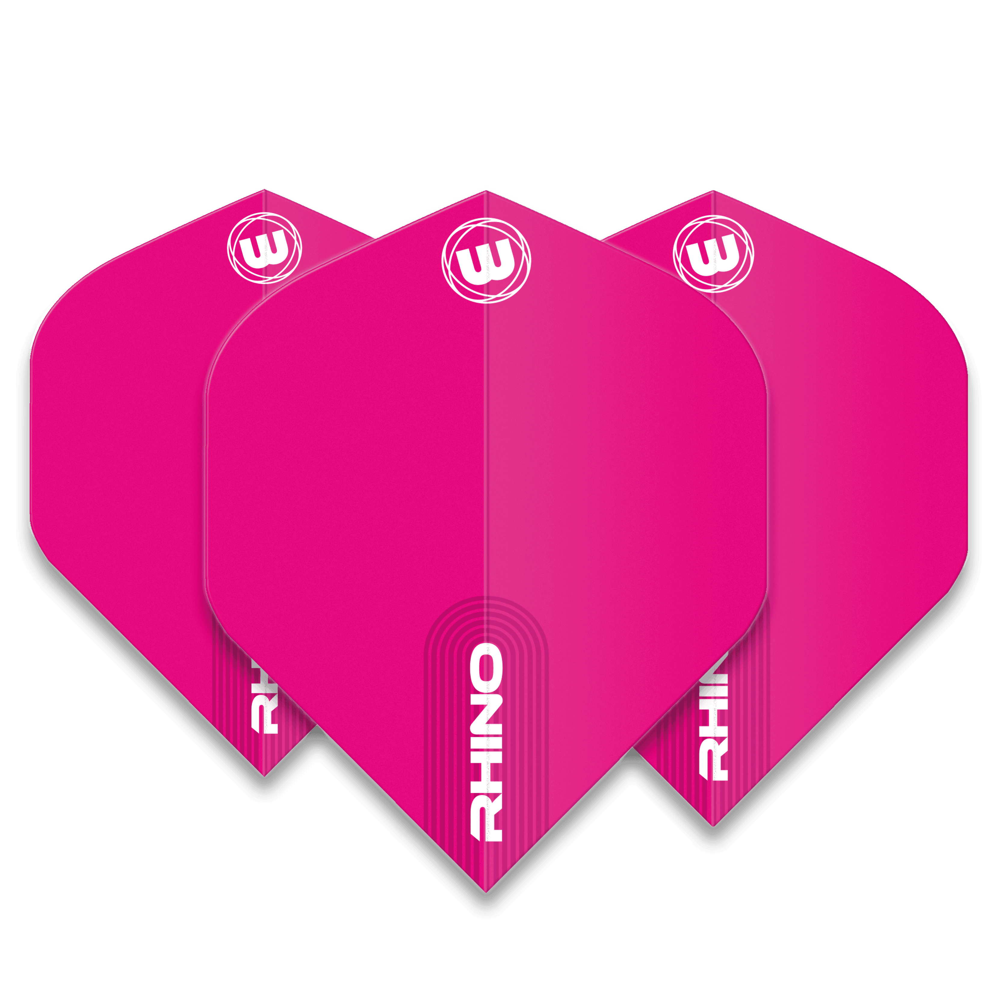 Winmau - Rhino Rosa Standard - 100 Micron - Dart Flights - Direct Darts - 1