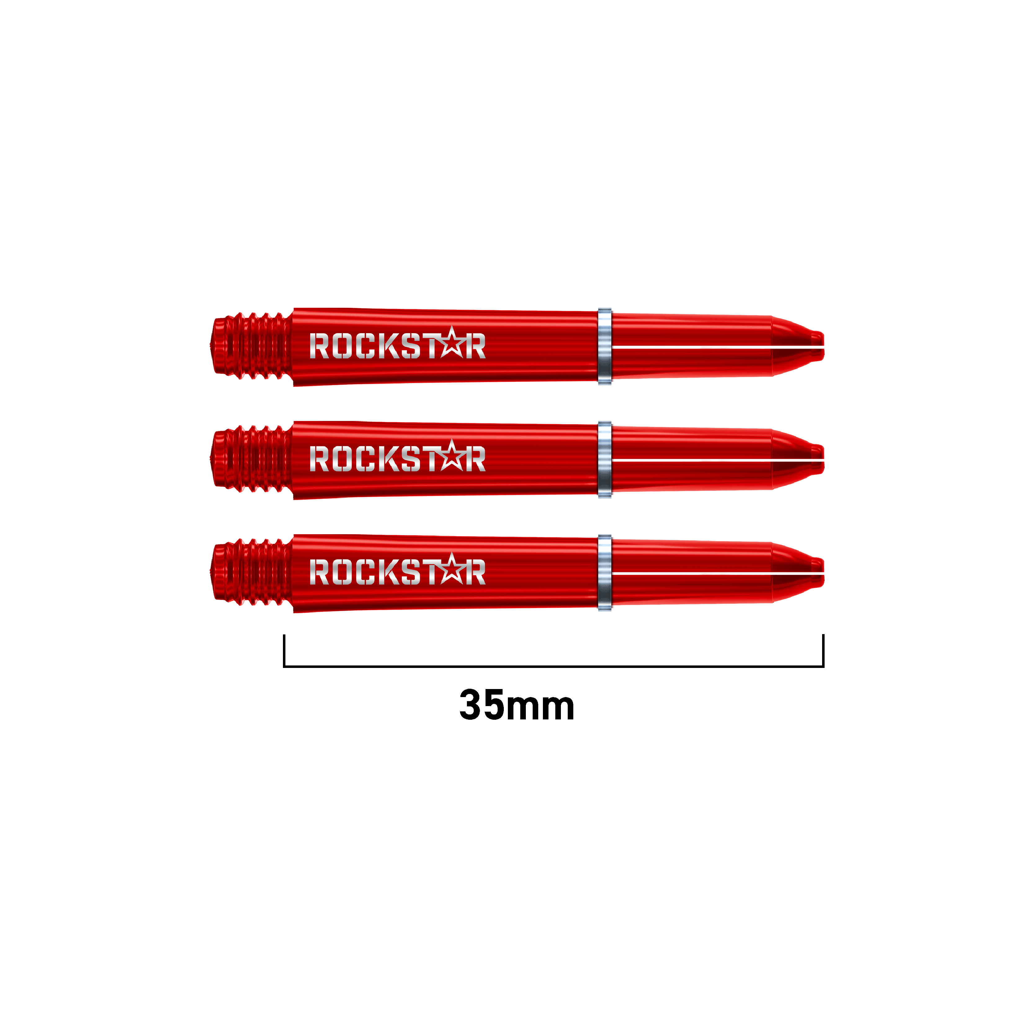 Winmau - Signiture - Joe Cullen Rockstar - Rot - Dart Shafts - Direct Darts - 1