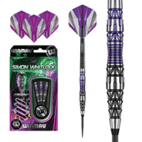 Winmau - Simon Whitlock Schwarz/Lila 90% - Steeldarts - Direct Darts - 2