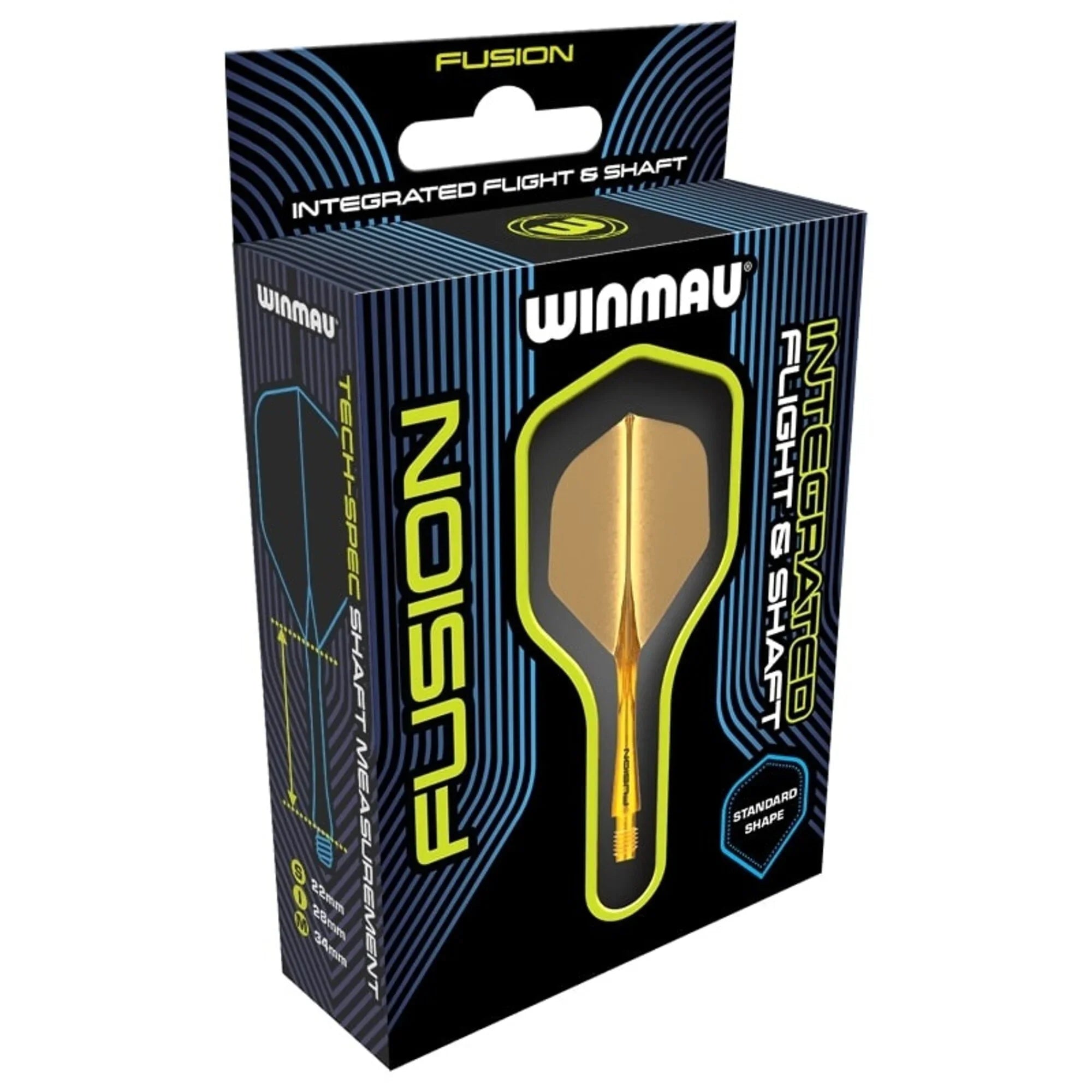 Winmau - Fusion - Orange - No2 - Flight System - Direct Darts - 4