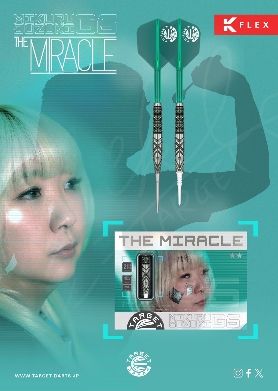 Target Japan - The Miracle Gen6 - 90% - Steeldarts - Direct Darts - 4