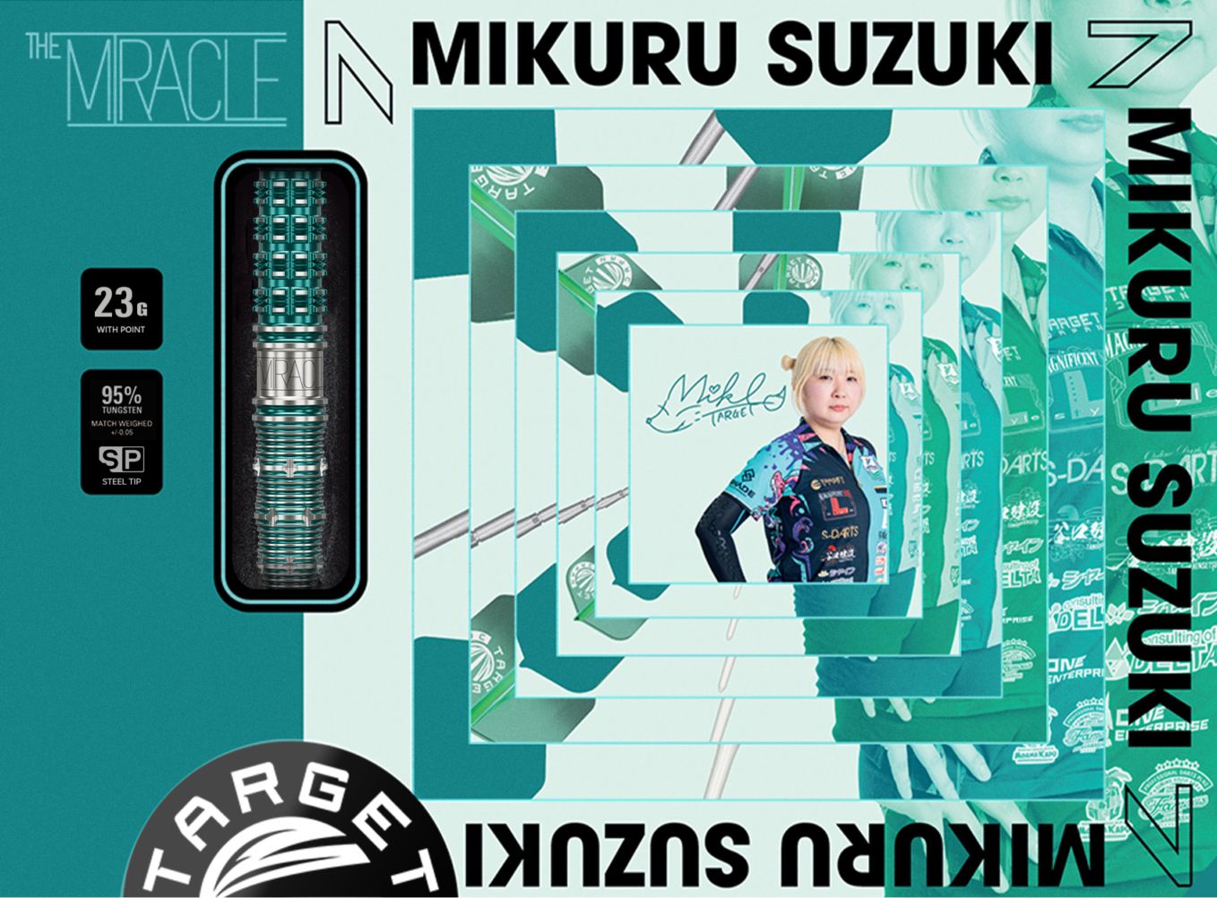 Target Japan - The Miracle Gen7 - 95% - Steeldarts - Direct Darts - 4