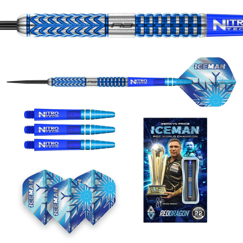 Red Dragon - Gerwyn Price - Glacier 90% - Steeldarts - Direct Darts - 6